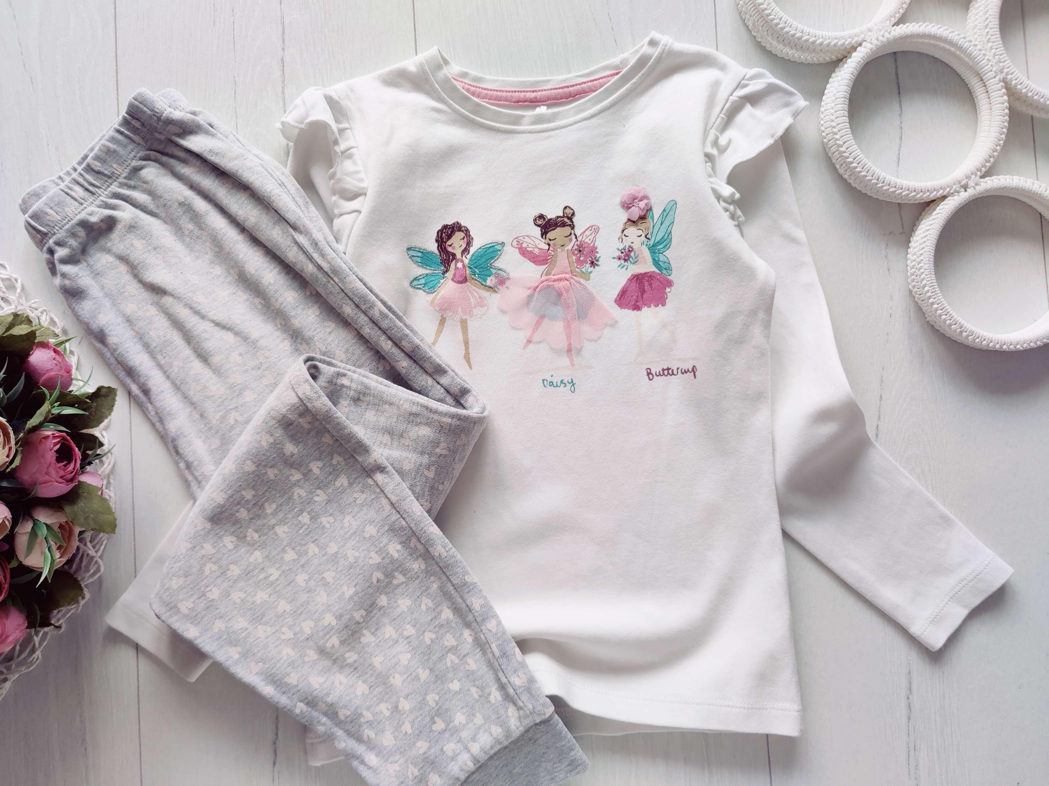 5,6 років, зріст 110,116 Трикотажна піжама дитяча дівчинці