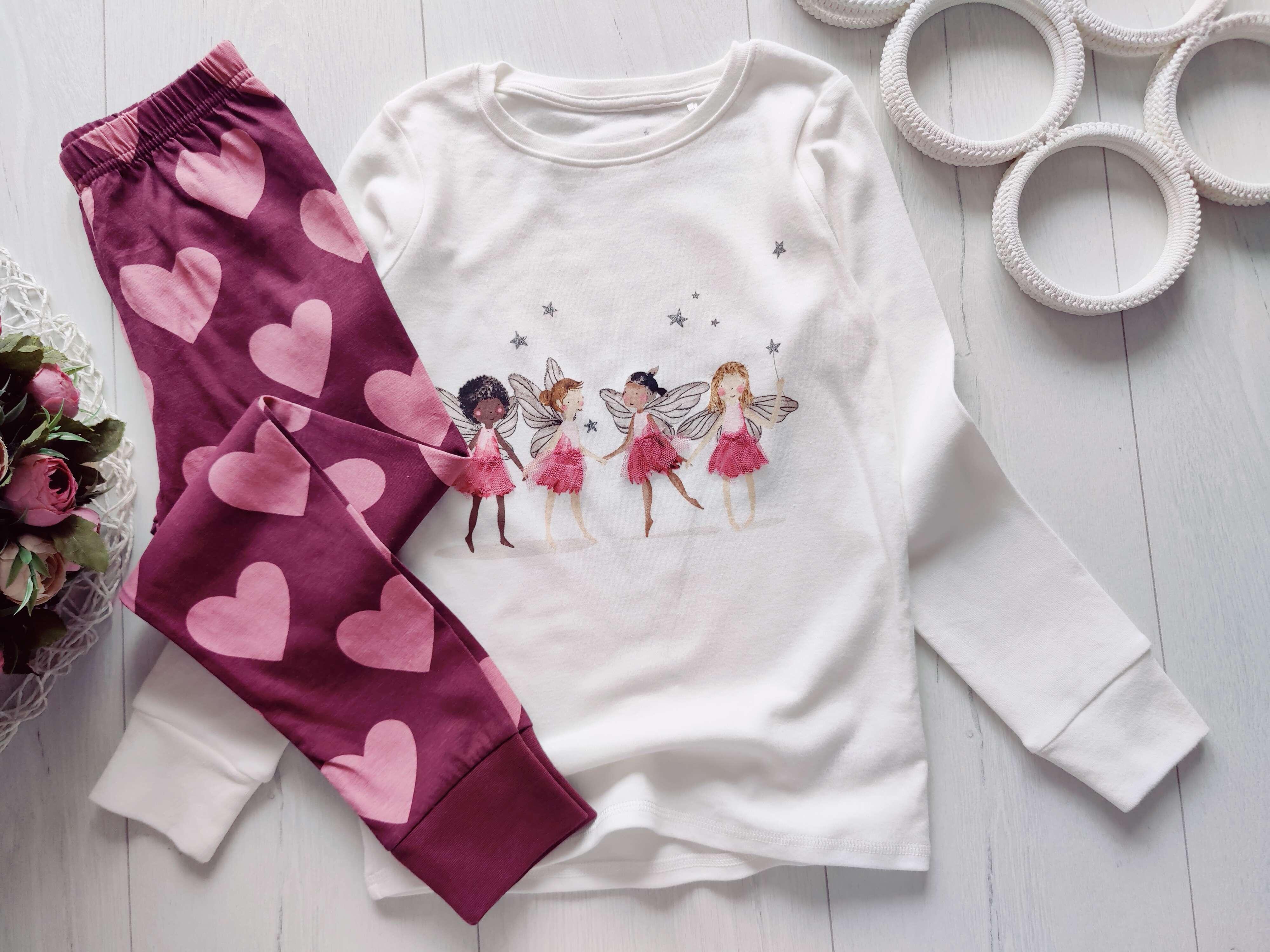 5,6 лет, рост 110,116 Трикотажная пижама детсккая девочке