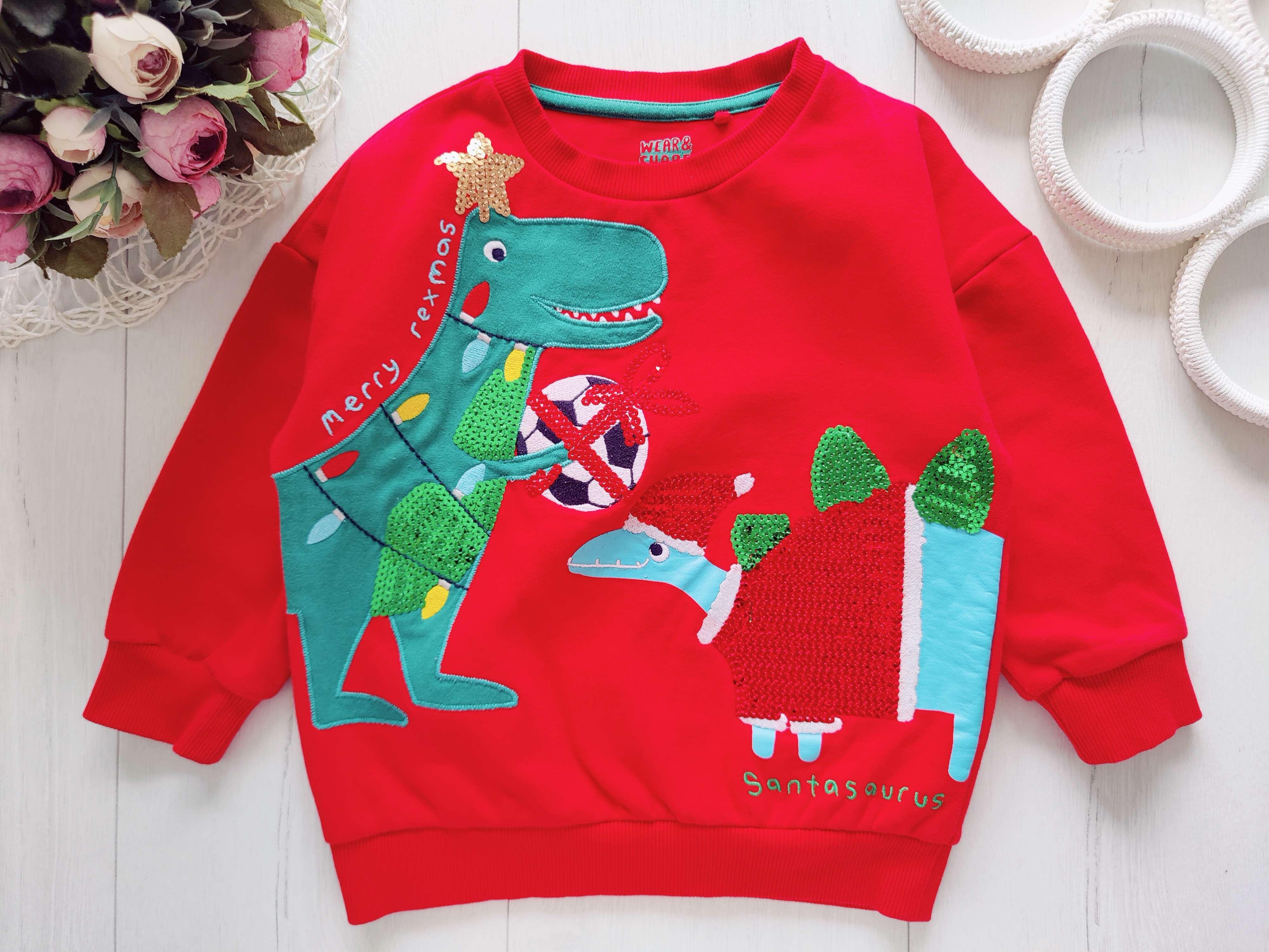 2,3 роки, зріст 98 Теплий світшот на флісі