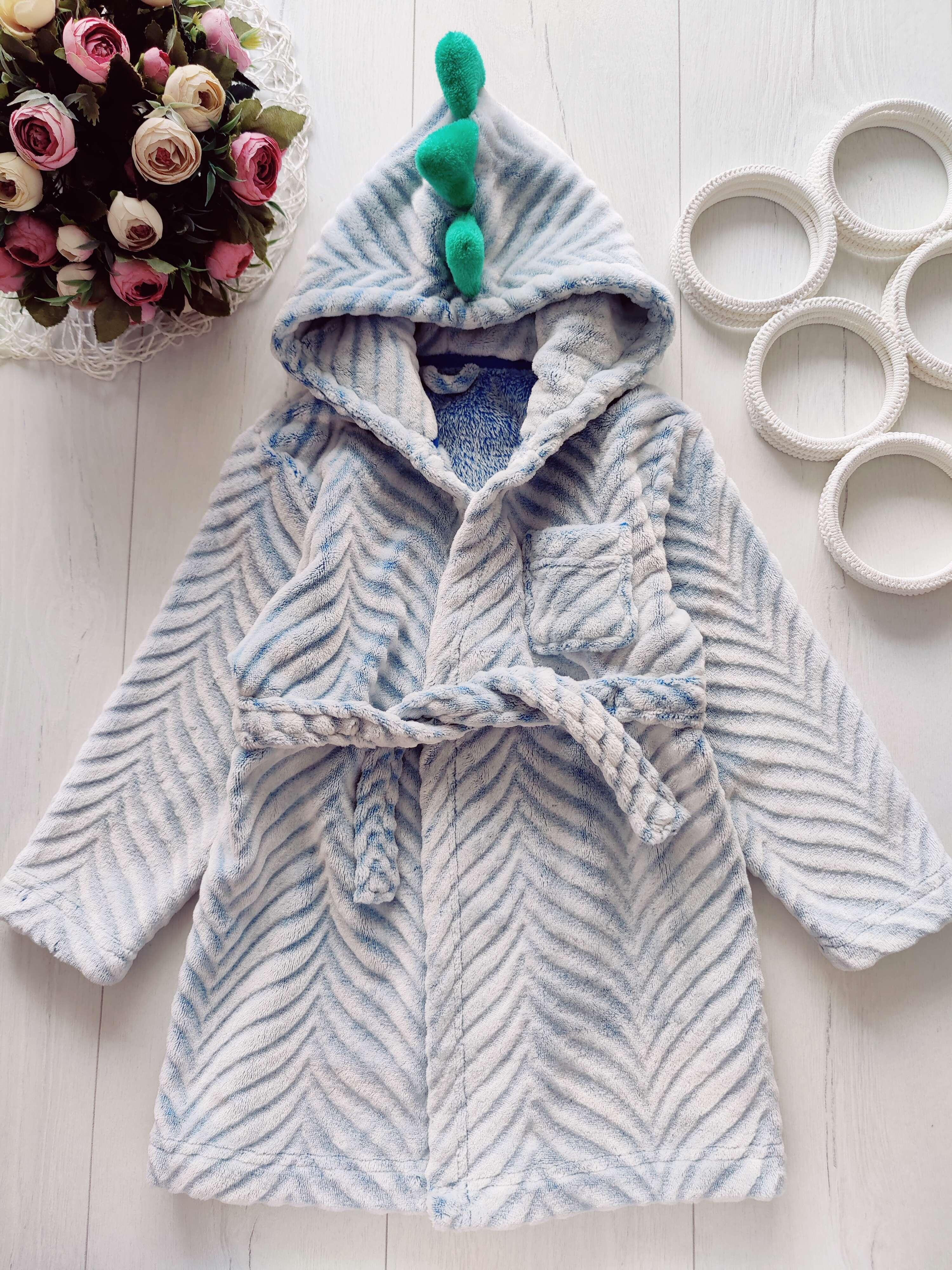 3,4 роки, зріст 98,104 Халат динозавр