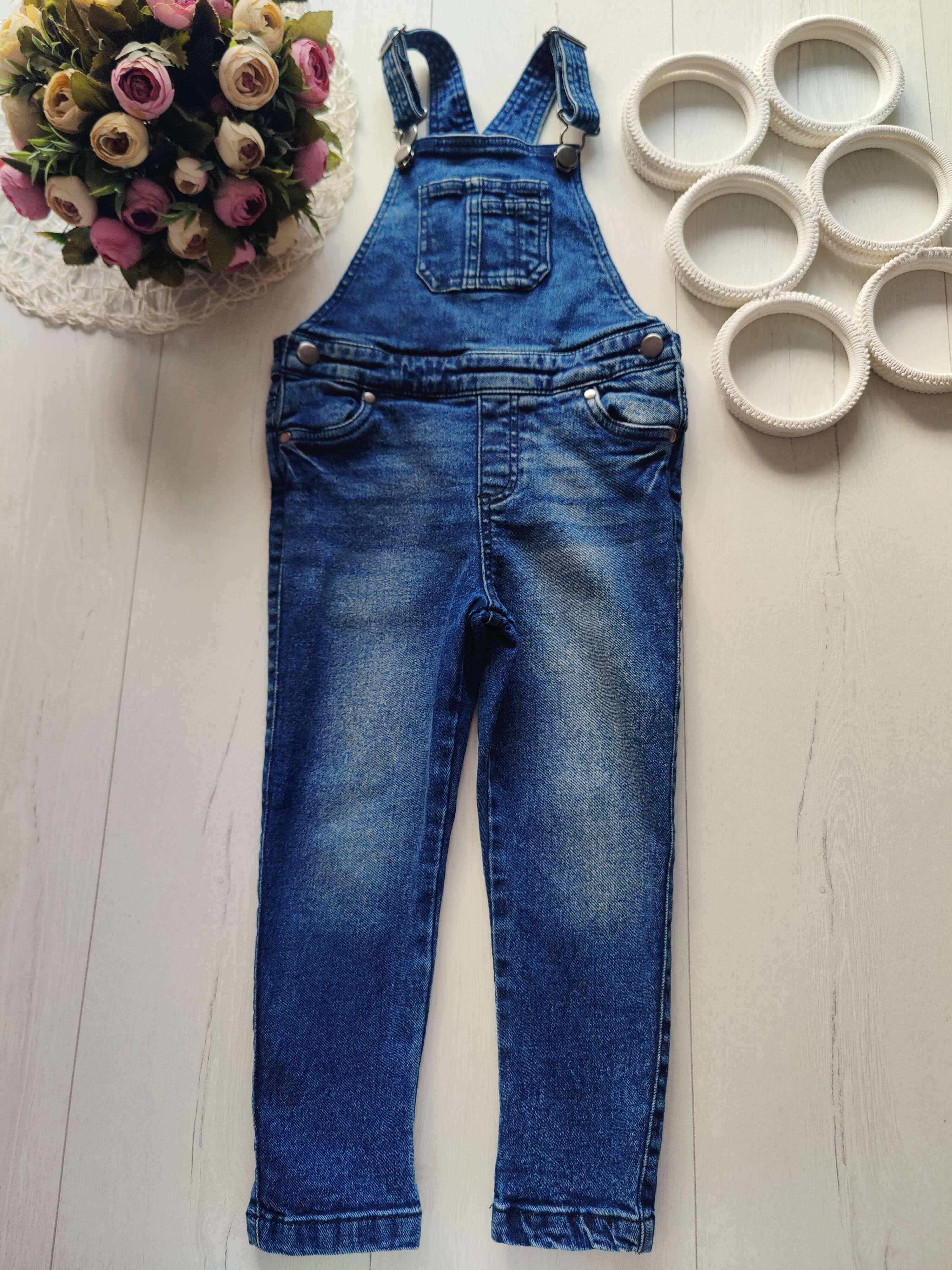 3,4 роки, зріст 98,104 Джинсовий комбінезон стретч