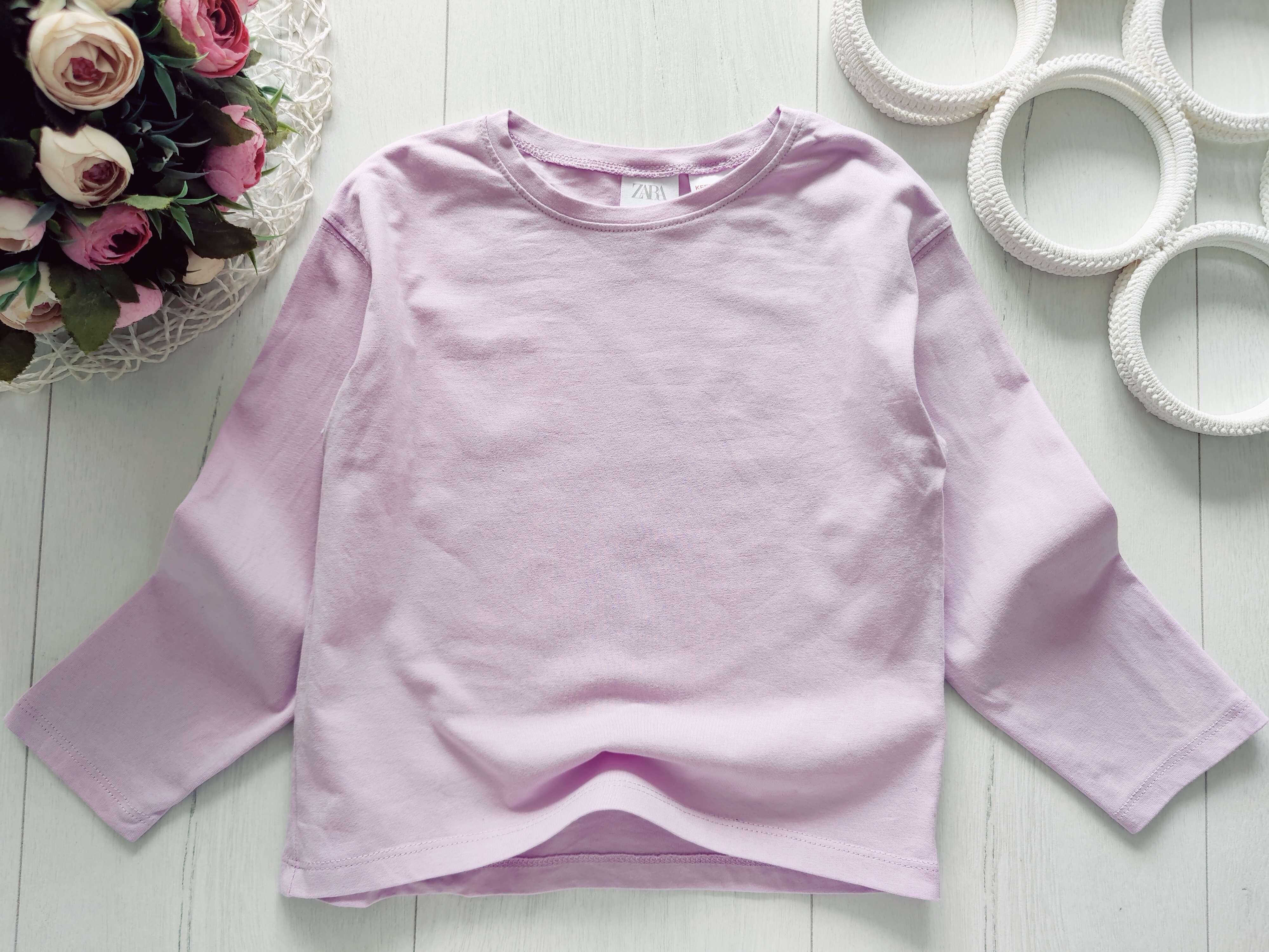 3,4 роки, зріст 104 Реглан для дівчинки ліловий