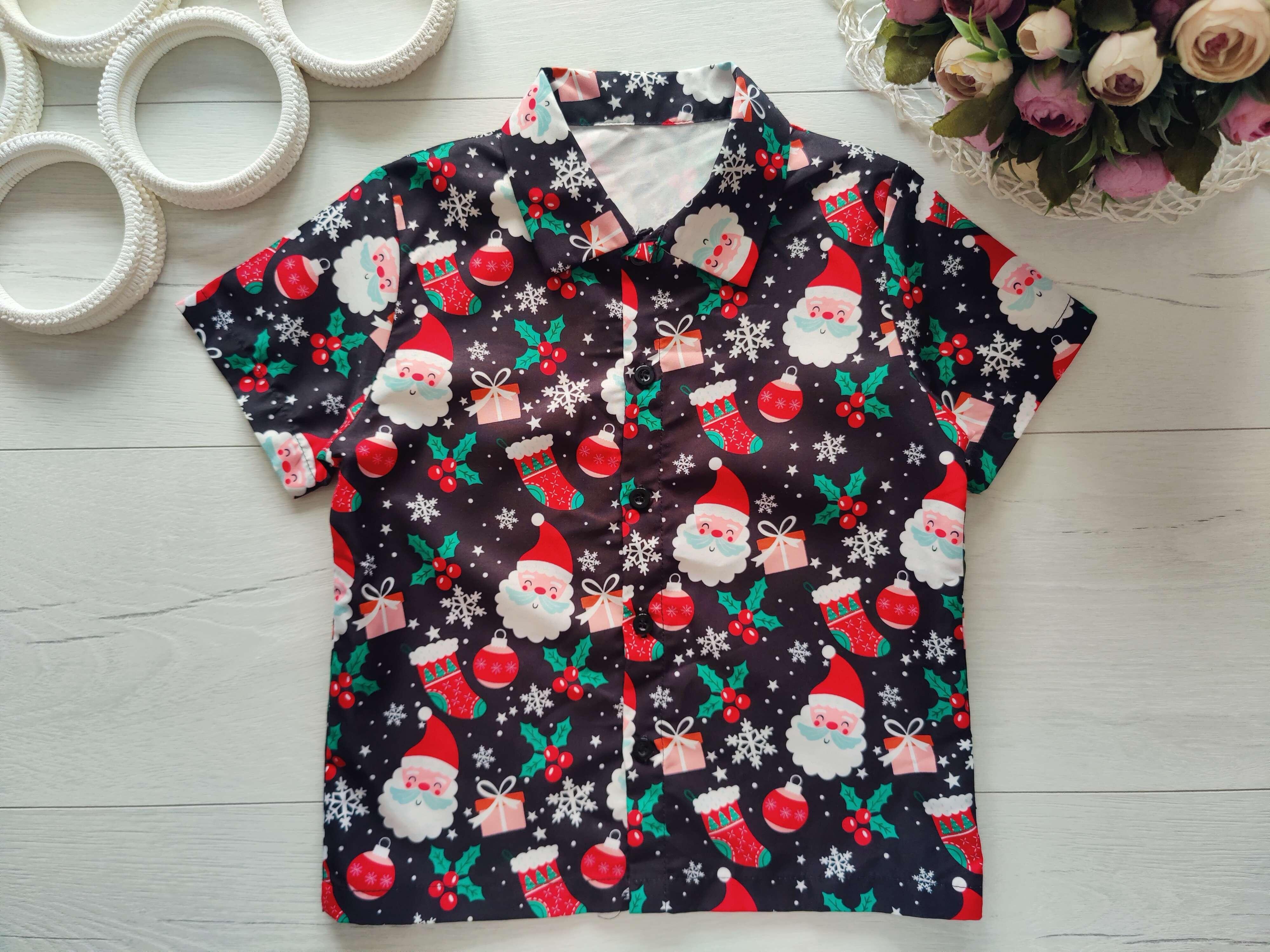 5 років, зріст 110 Новорічна днітська сорочка