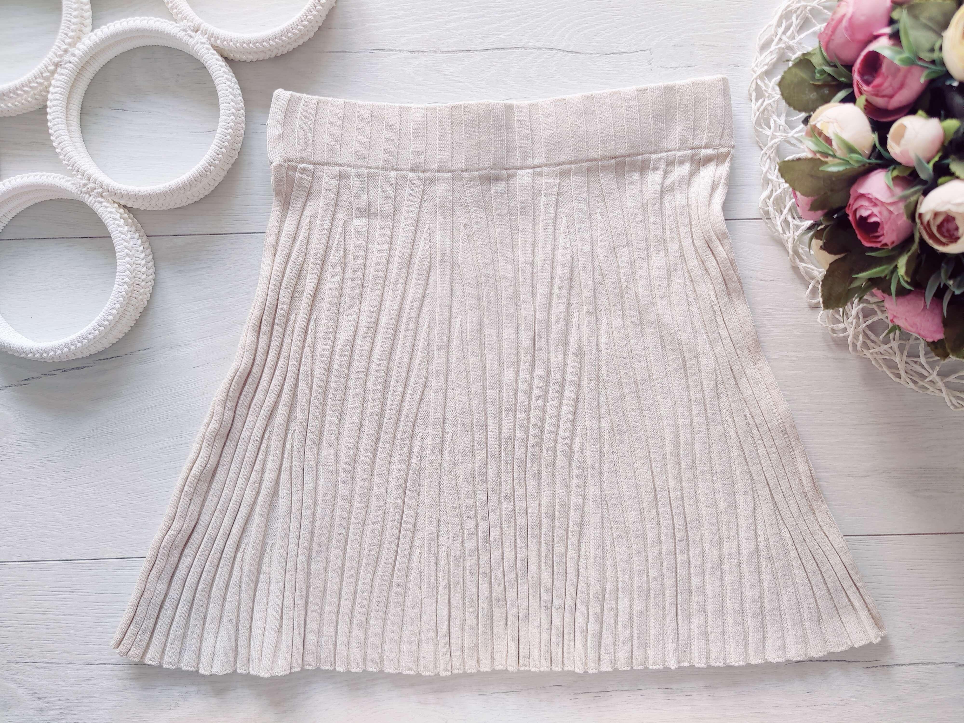 8,10 років, зріст 134,140 Дитяча спідниця беж