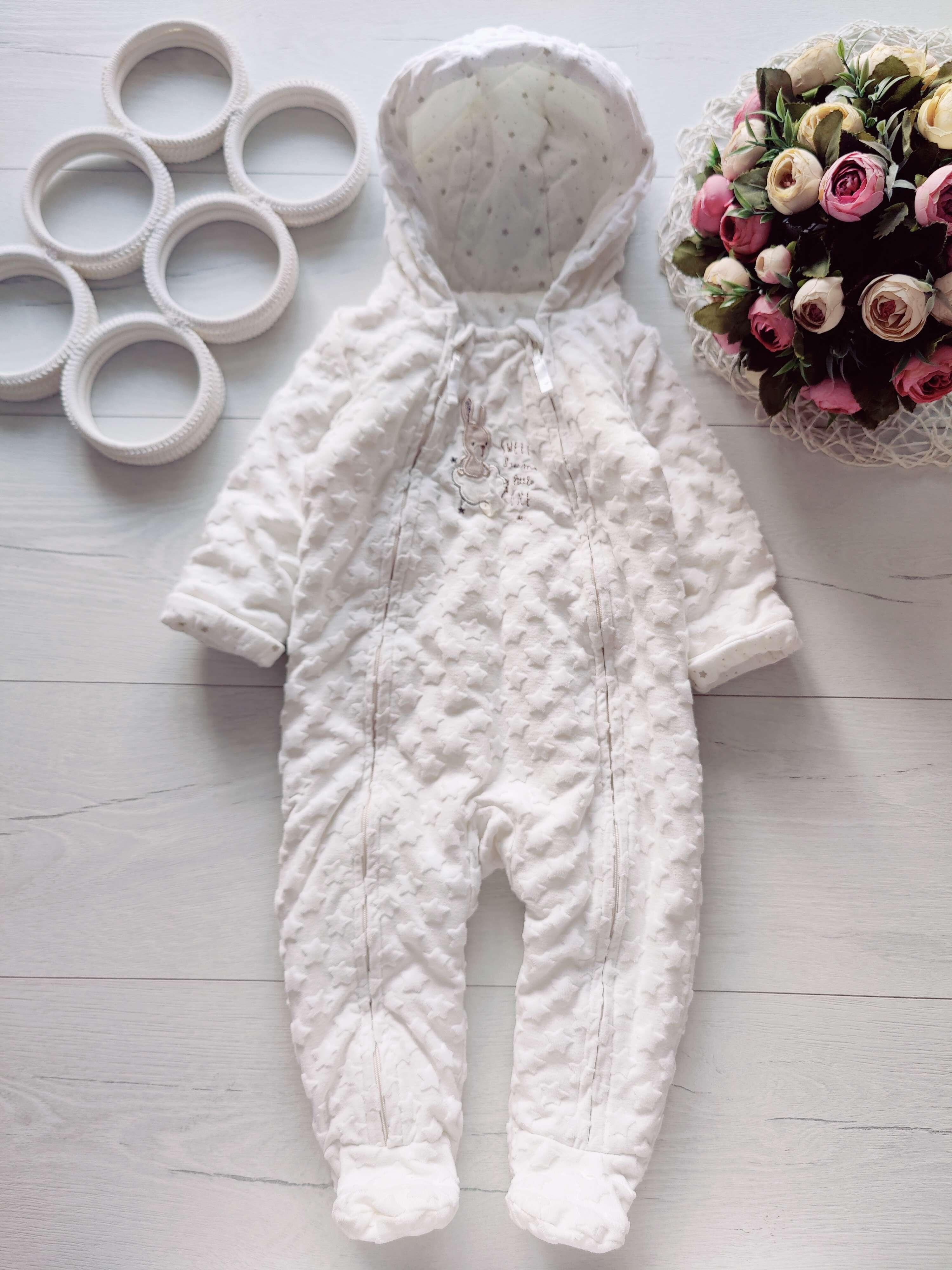 9,12 міс, зріст 74,80 Комбінезон на тонкому синтепоні, трикотажна підкладка