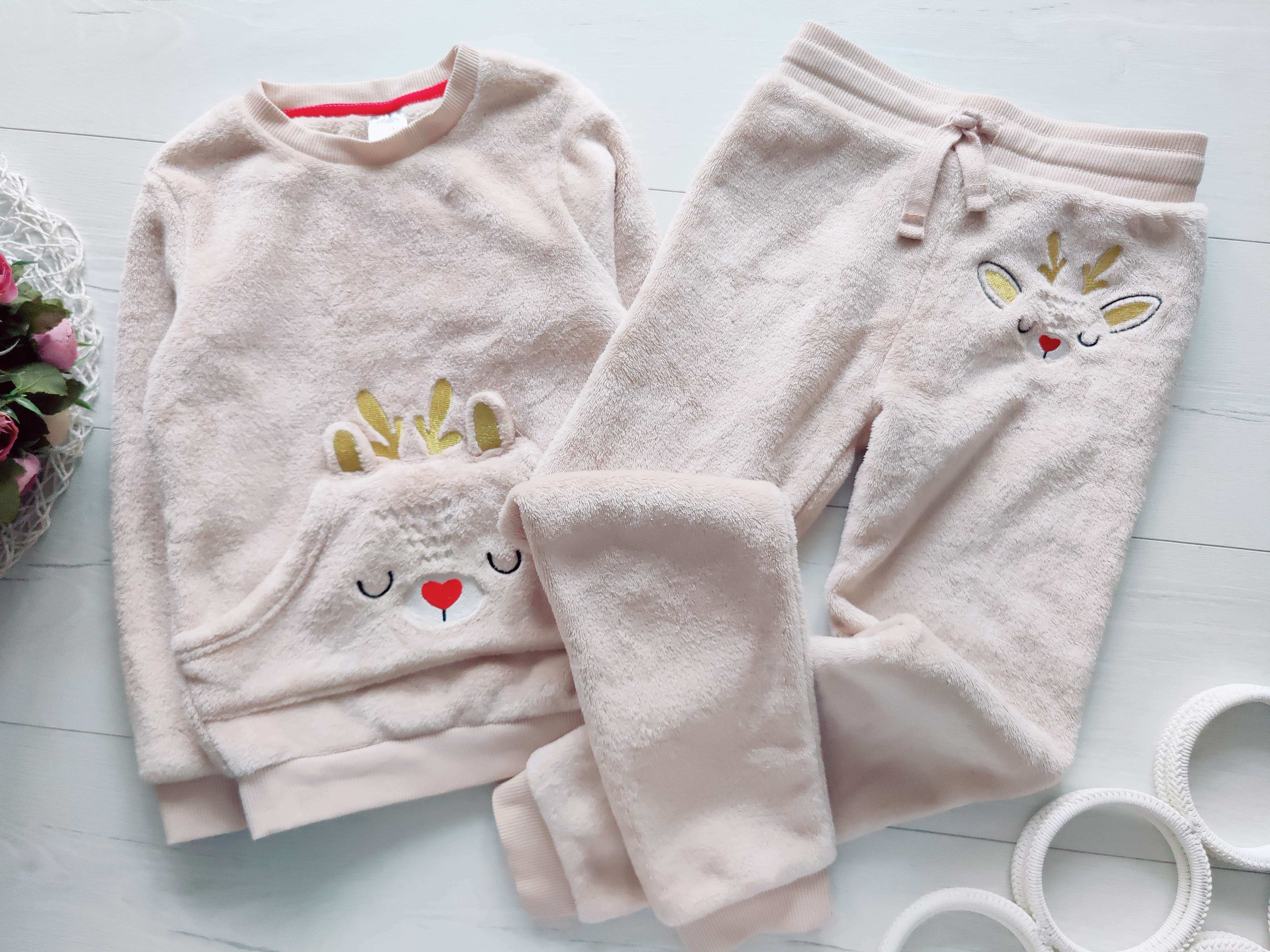 6,7 років, зріст 122 Тепла махрова дитяча піжама