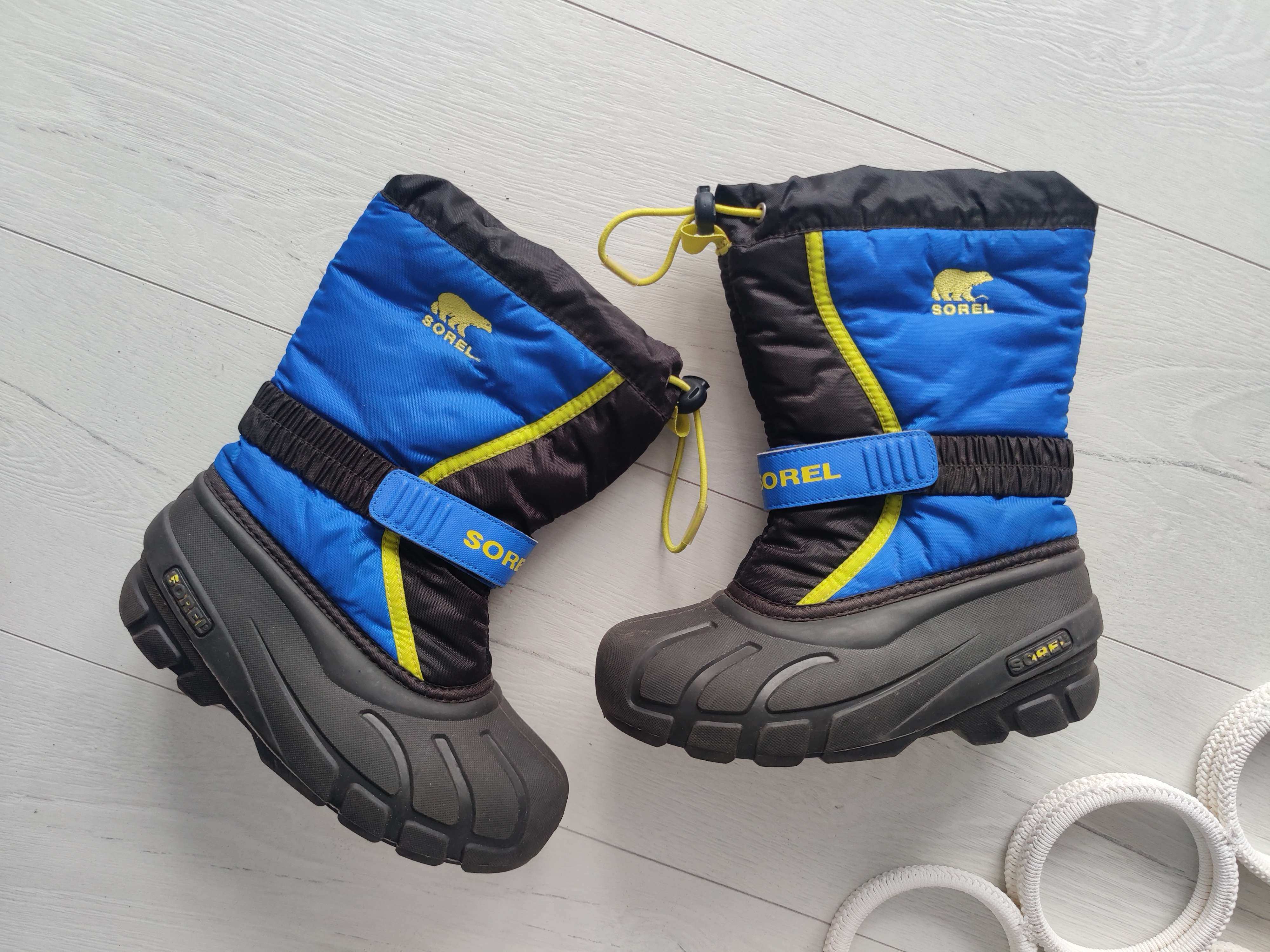 32 (20,5 см) Снігоходи Sorel зимові чоботи