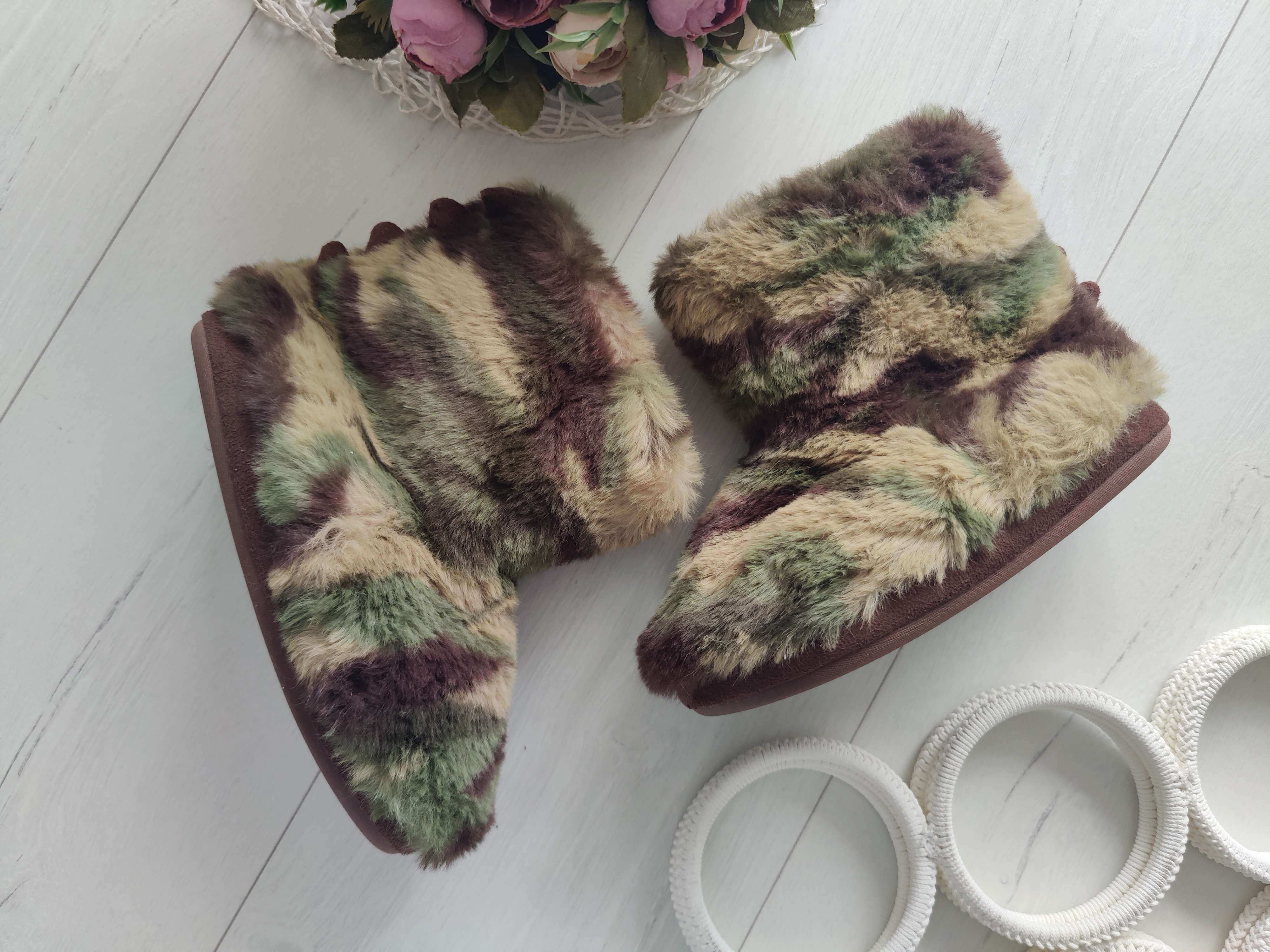 30 (19,5 см) Теплі високі тапочки-валянки