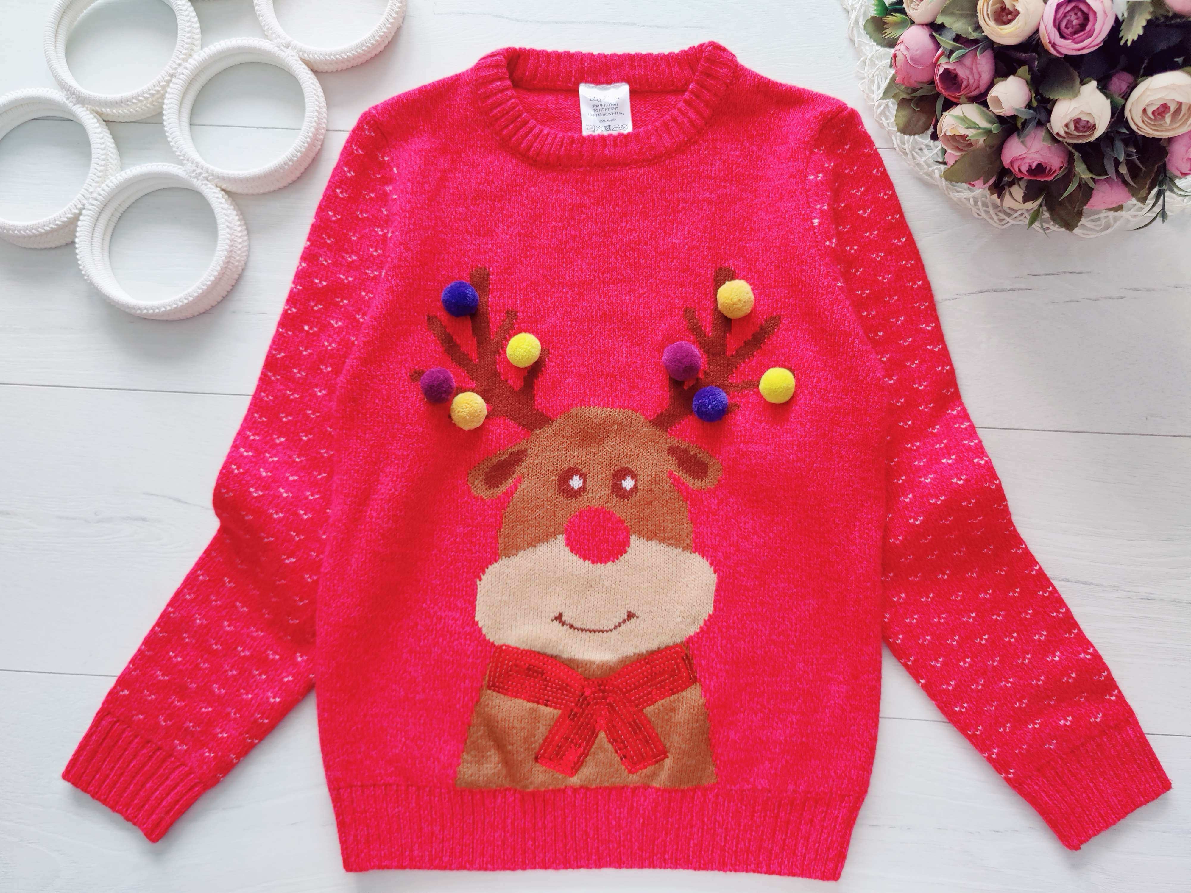 9,10 років, зріст 134,140 Светр для дівчинки