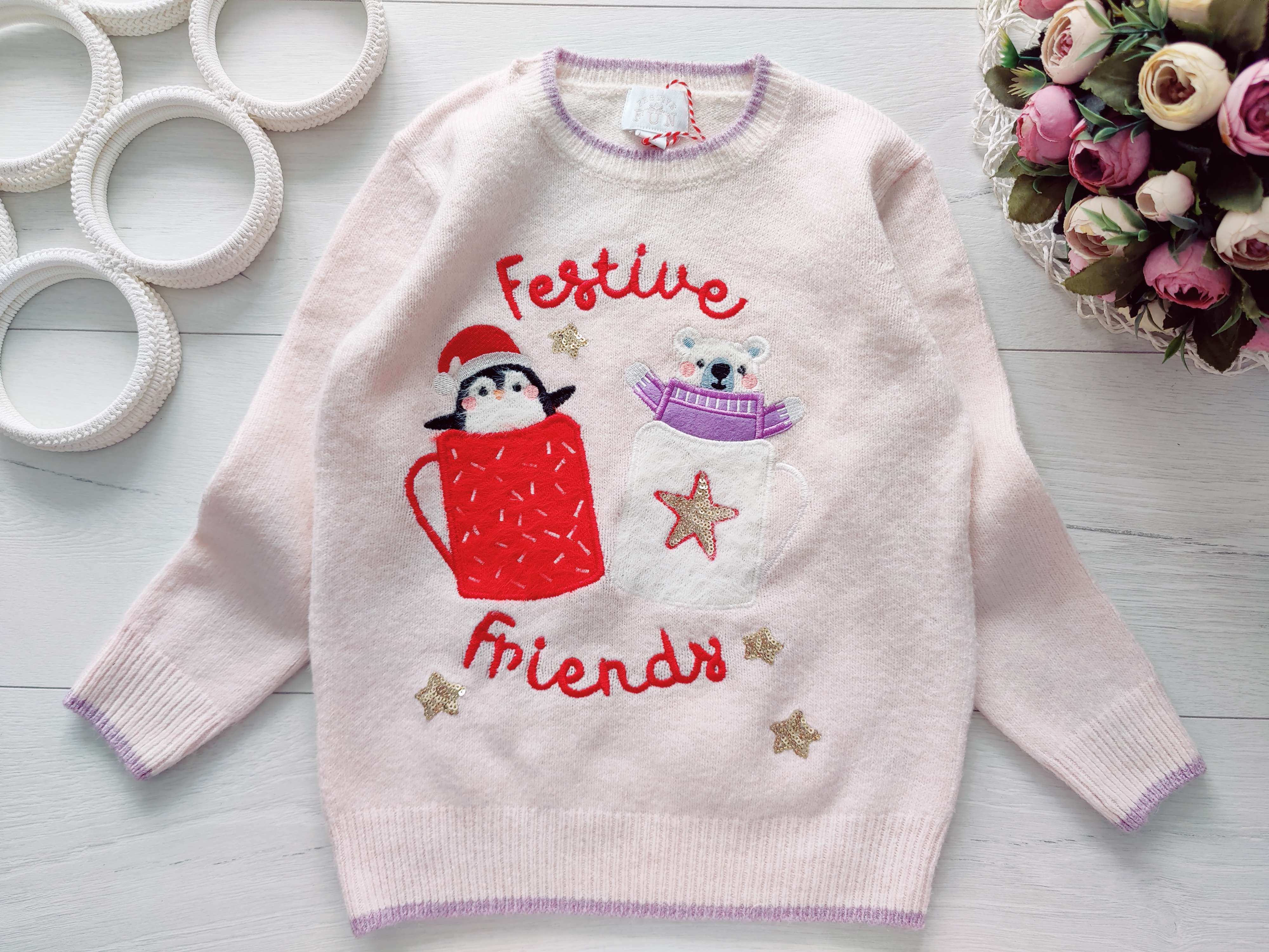 4,5 років, зріст 104,110 Светр для дівчинки