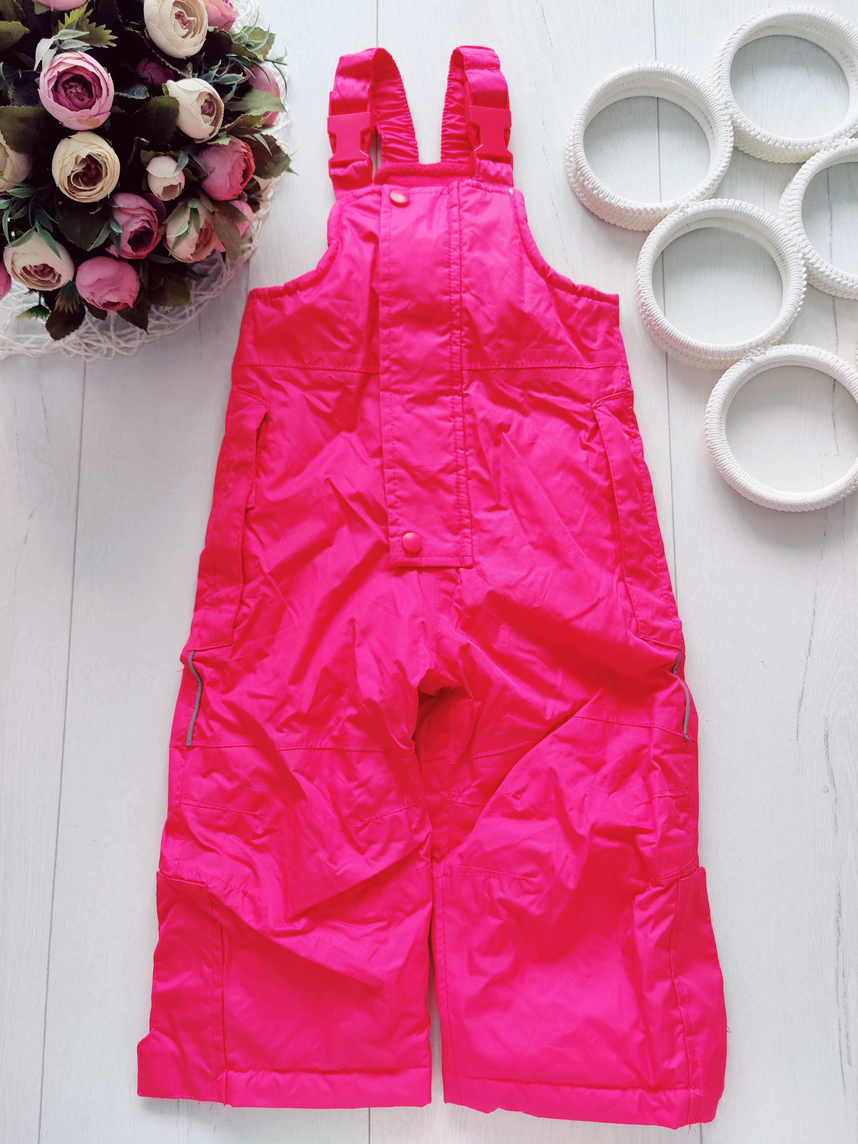 9,12 міс, зріст 74,80 Зимовий напівкомбінезон на синтепоні