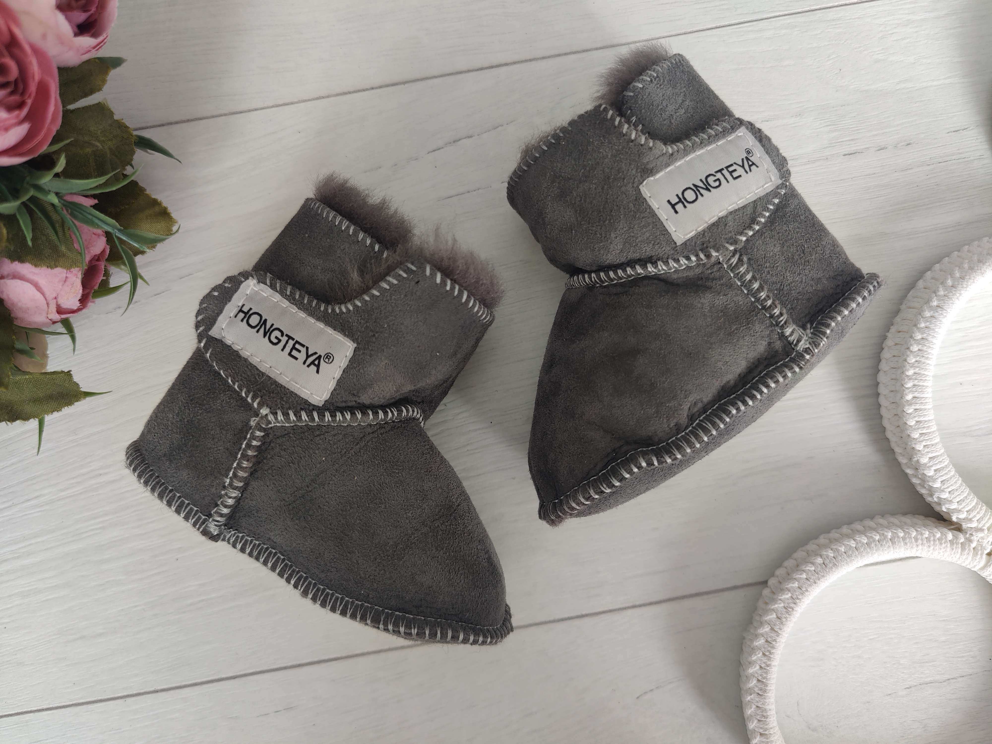 19-20 (12 см) Натуральні зимові пінетки, цегейка