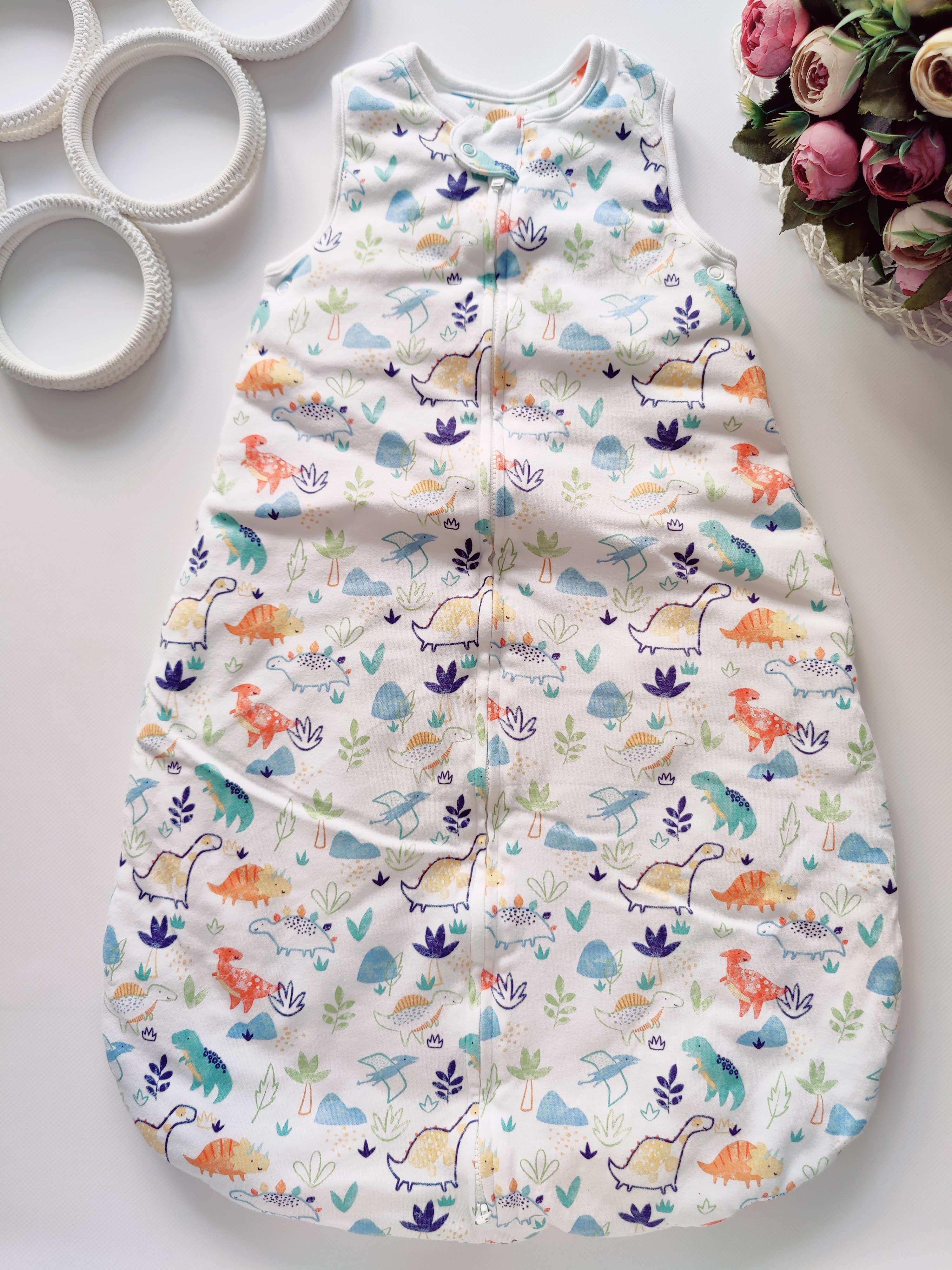 0-6 міс, зріст 56-68 Теплий дитячий спальний мішок на синтепоні