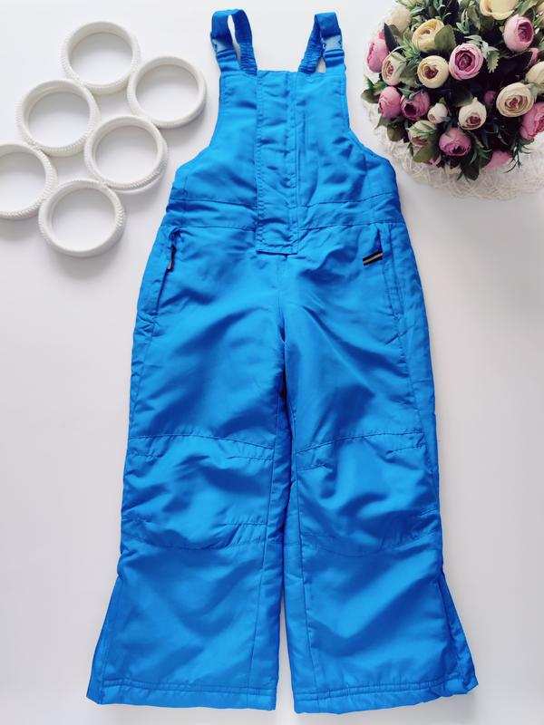 2-4 роки, зріст 98,104 Зимовий напівкомбінезон на синтепоні