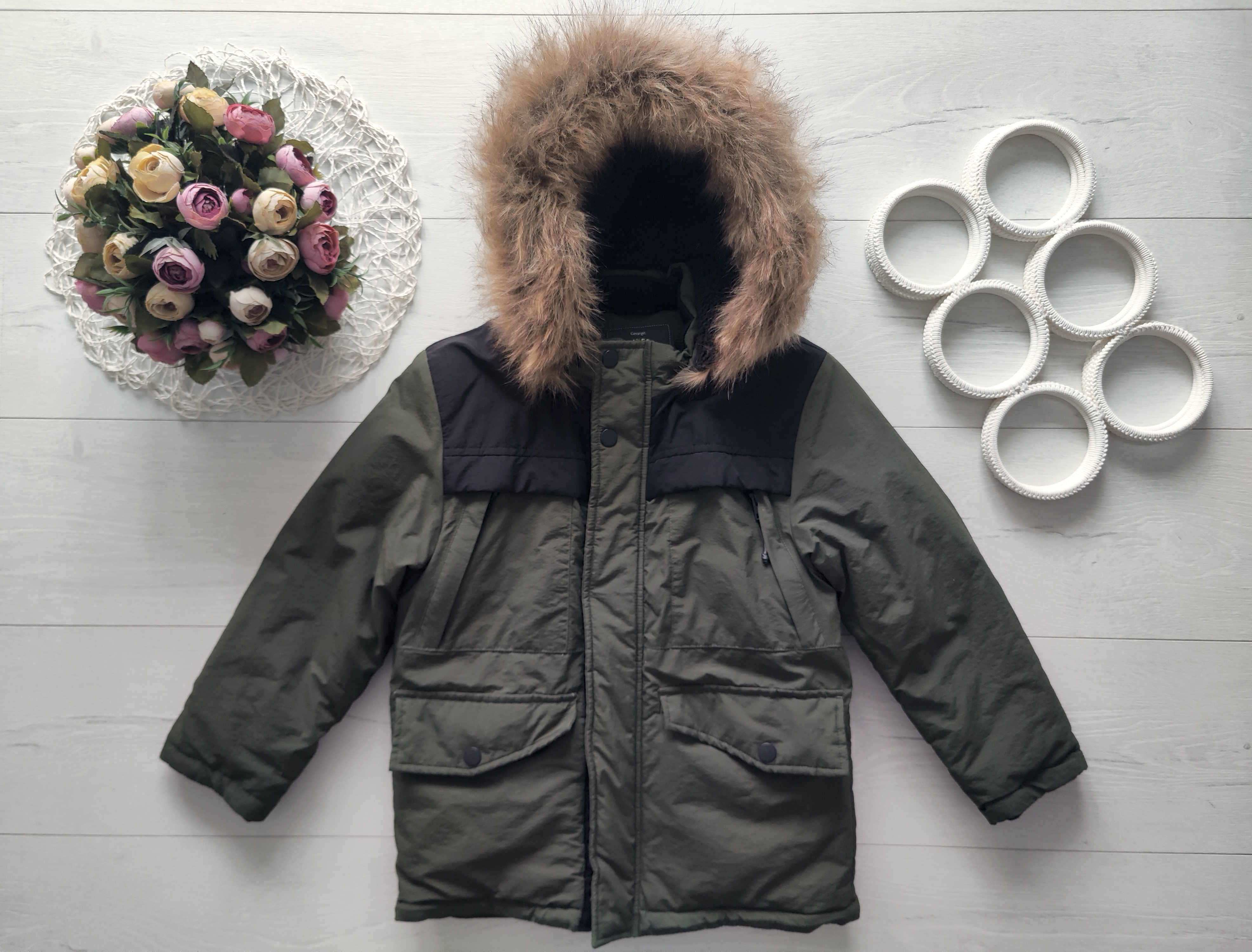 7,8 років, зріст 122,128 Зимова курточка на синтепоні