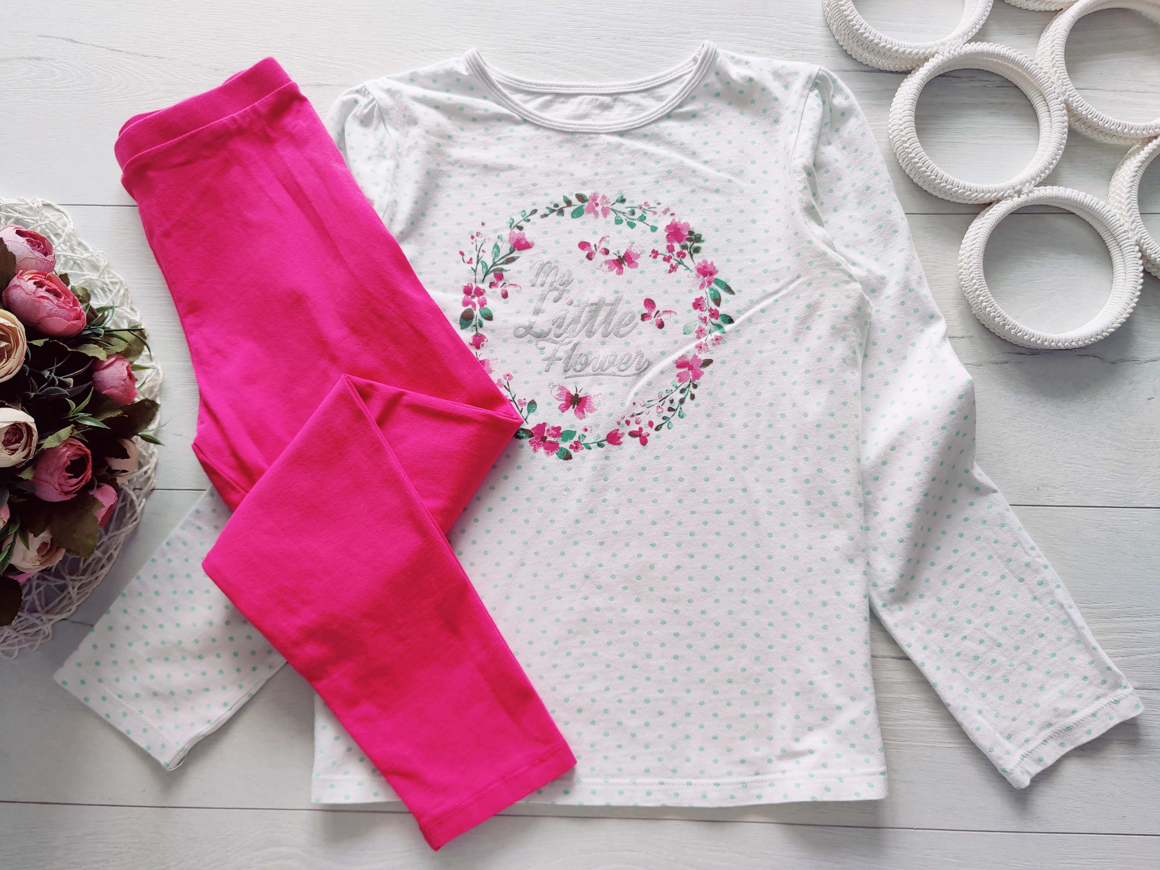 10 років, зріст 140 Трикотажна піжама для дівчинки набірна