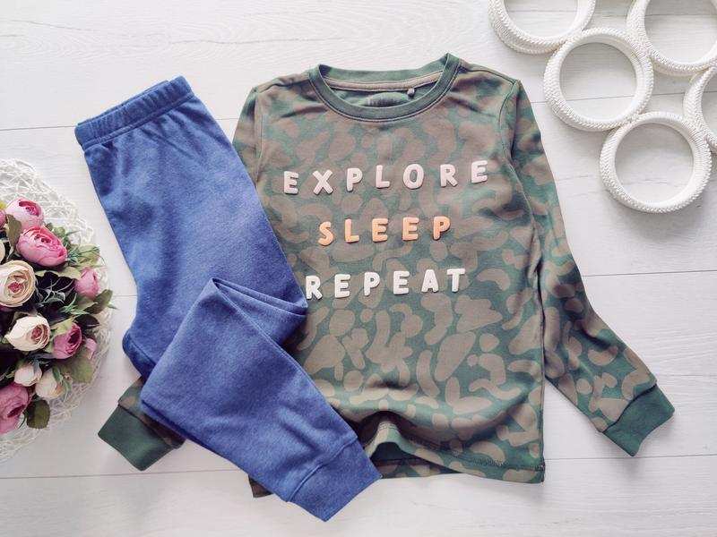 7,8 років, зріст 122,128 Дитяча трикотажна набірна піжама