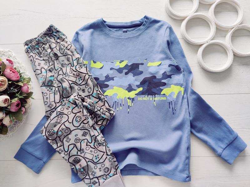 10,11 років, зріст 140,146 Трикотажна складальна піжама для хлопчика