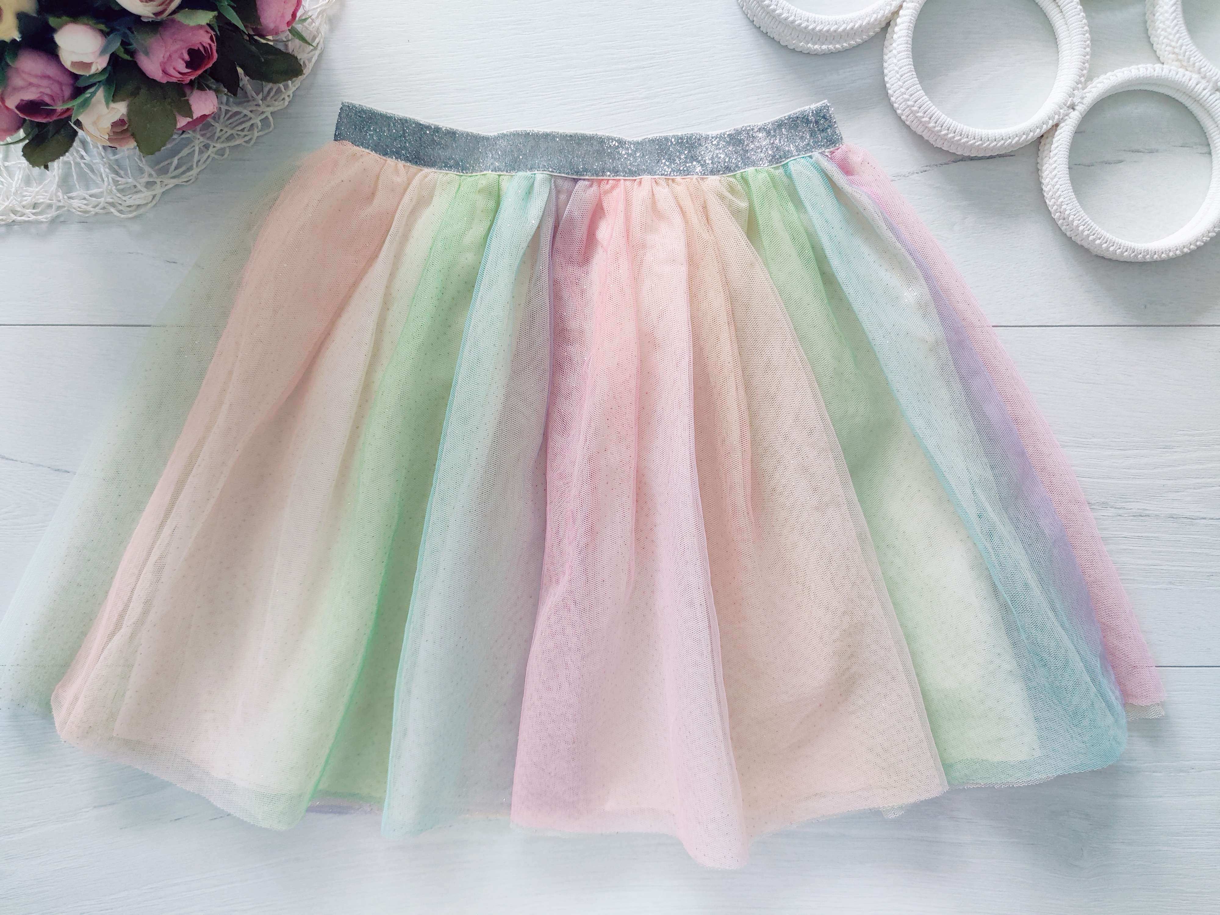 6,7 років, зріст 122 Дитяча спідниця фатин