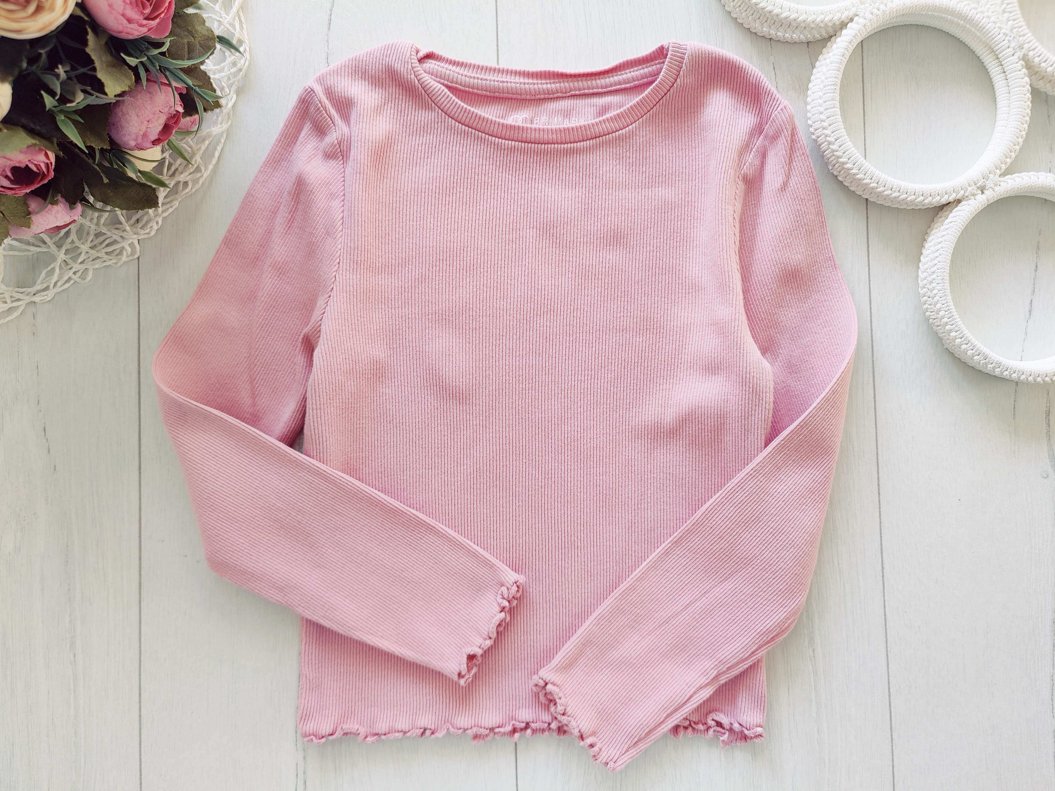 6,7 років, зріст 122 Лонгслів у рубчик