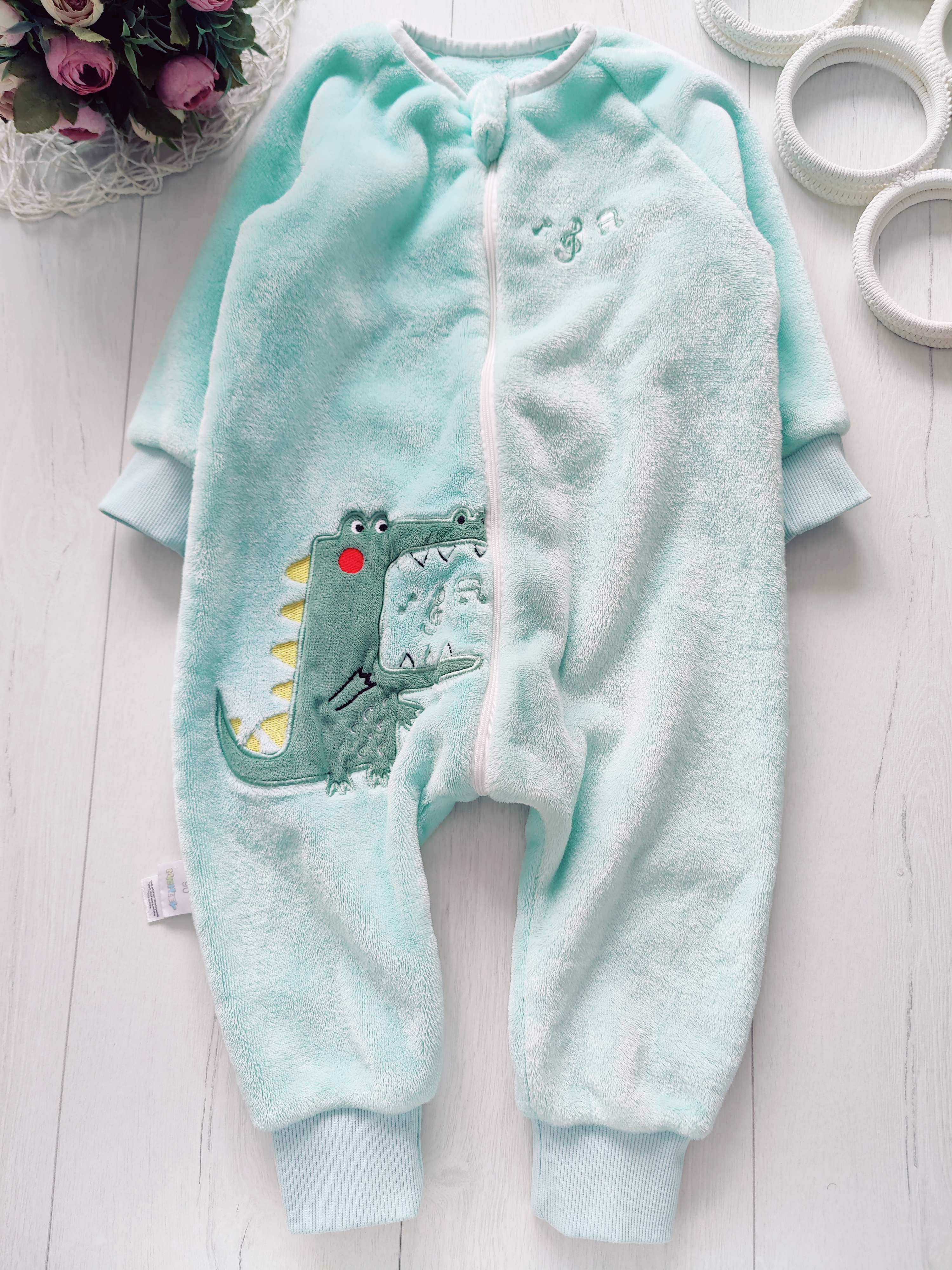 1-2 роки, зріст 90 Теплий махровий кігурумі чоловічок