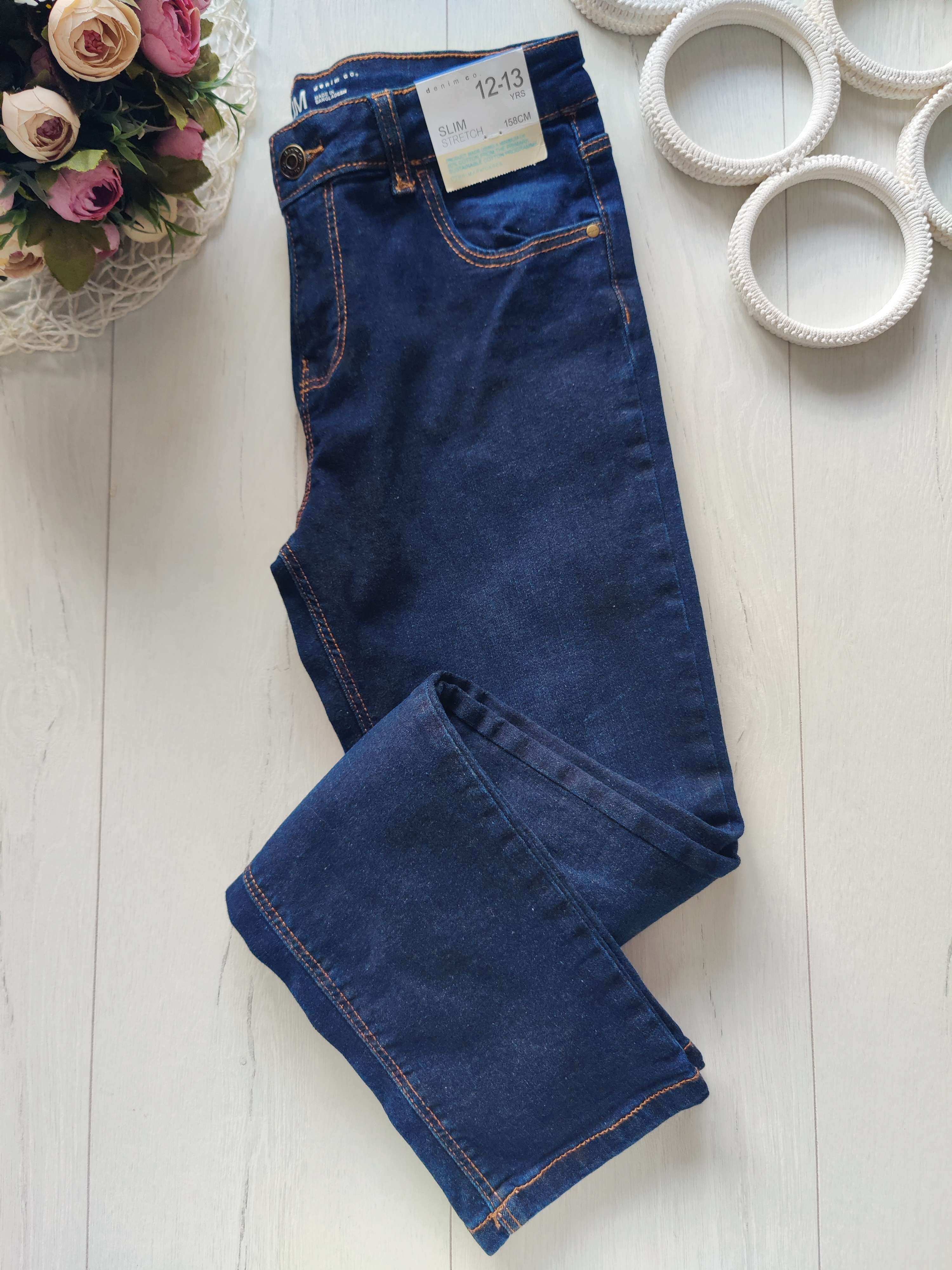 12,13 років, зріст 158 Нові джинси для хлопчика