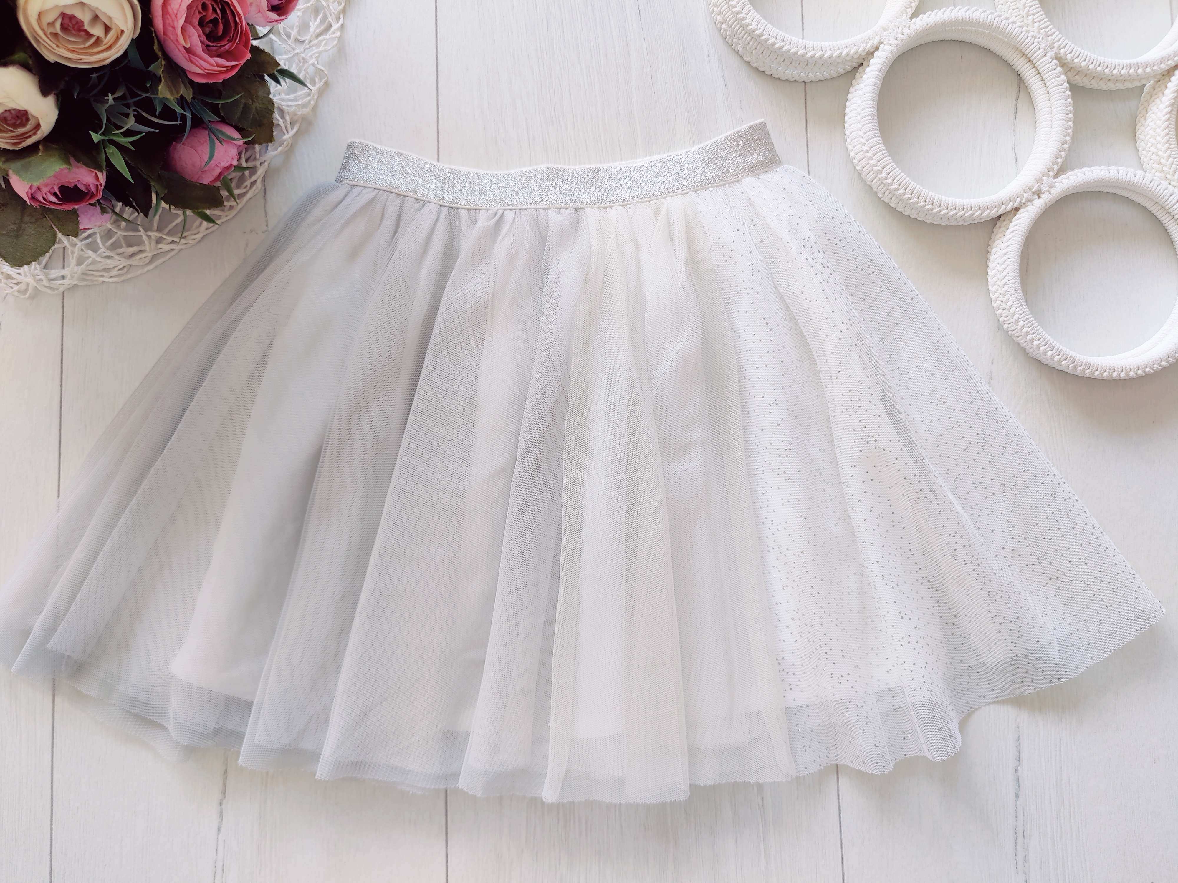 2,3 роки, зріст 98 Ошатна дитяча спідниця фатин
