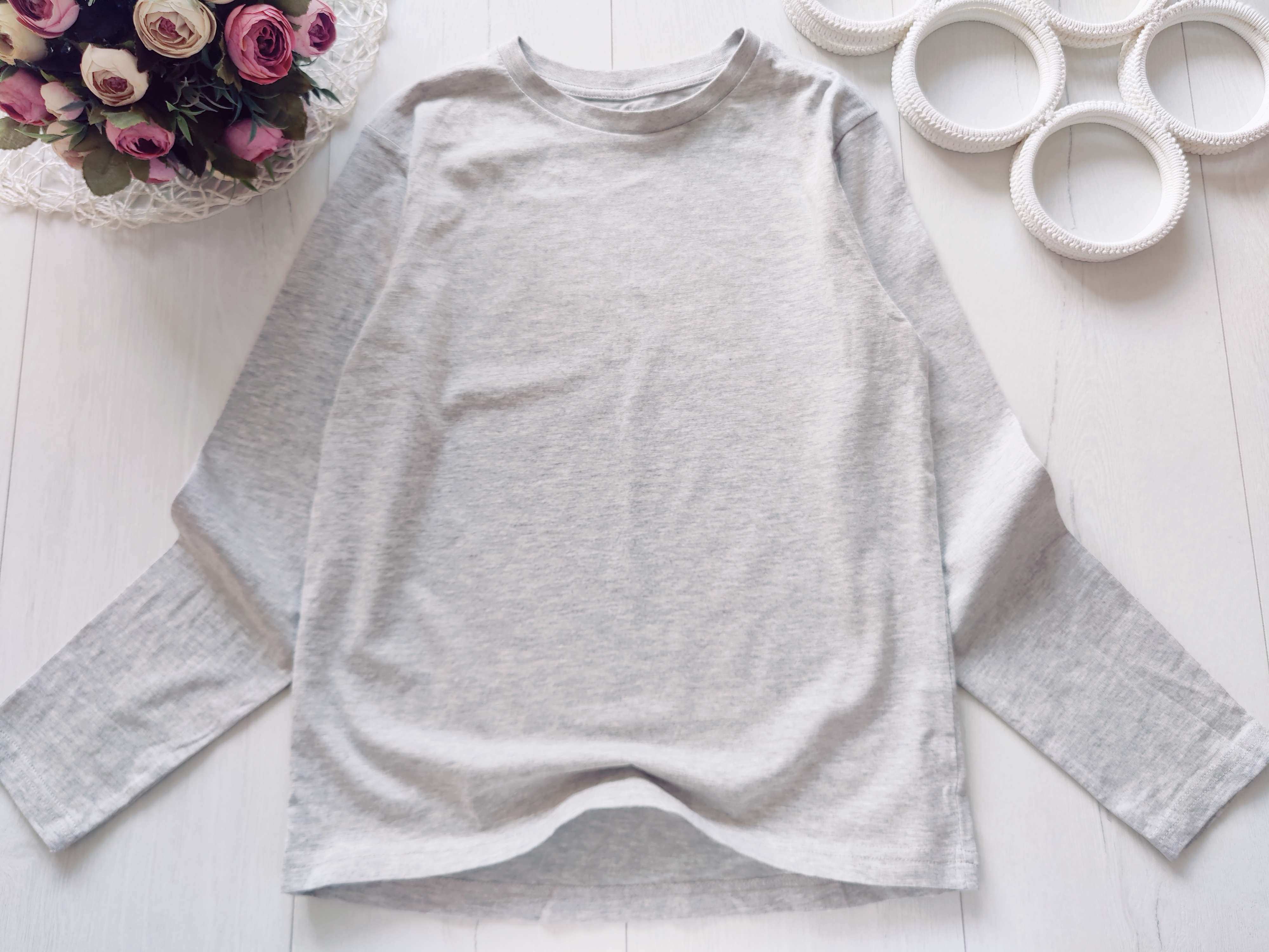 10,11 років, зріст 140,146 Новий сірий реглан