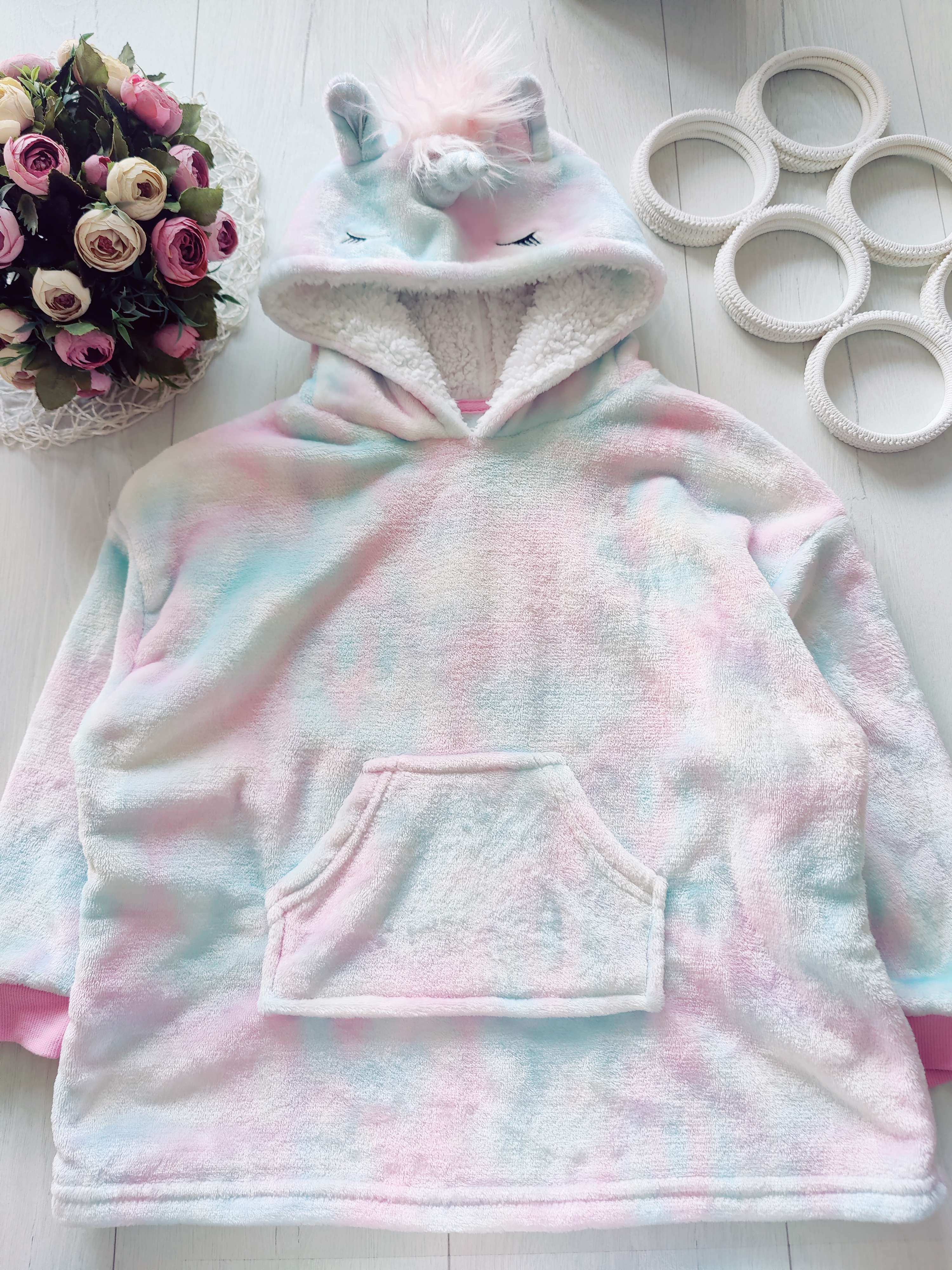 4,6 років, зріст 110,116 Худі єдиноріг