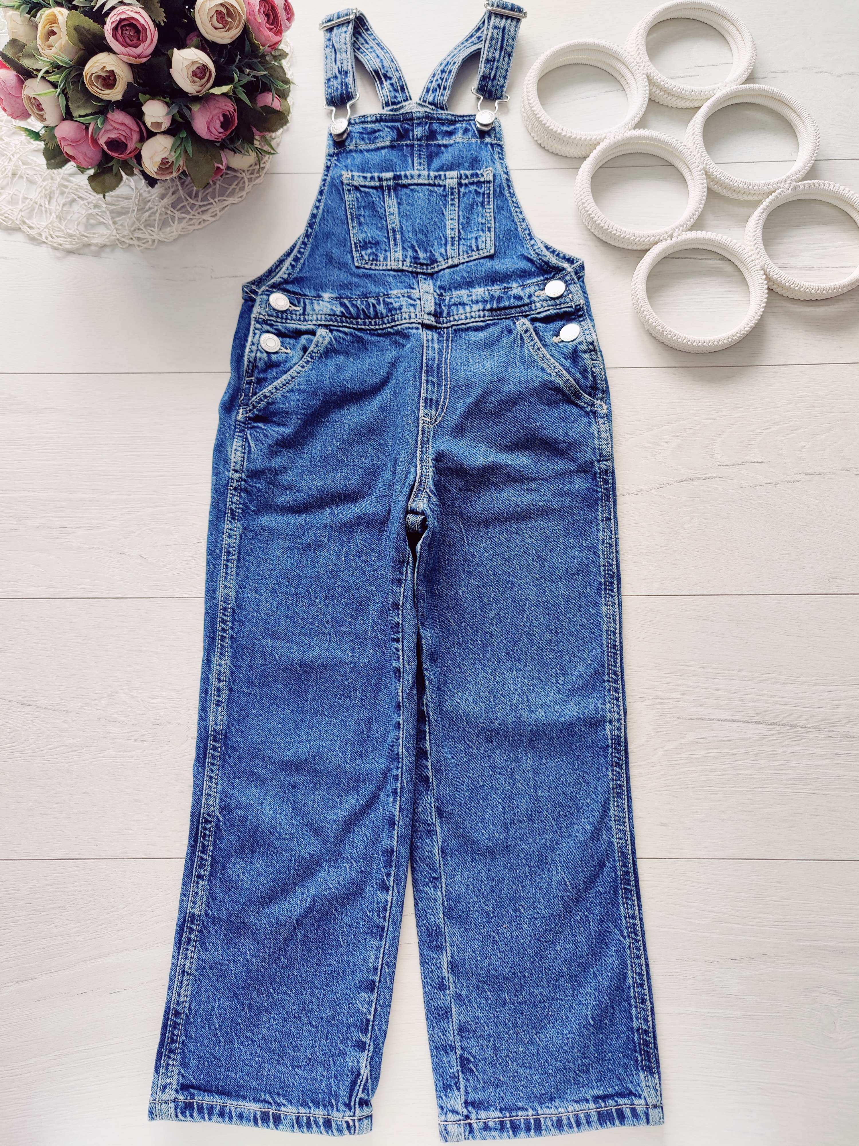 3,4 роки, зріст 104 Джинсовий комбінезон