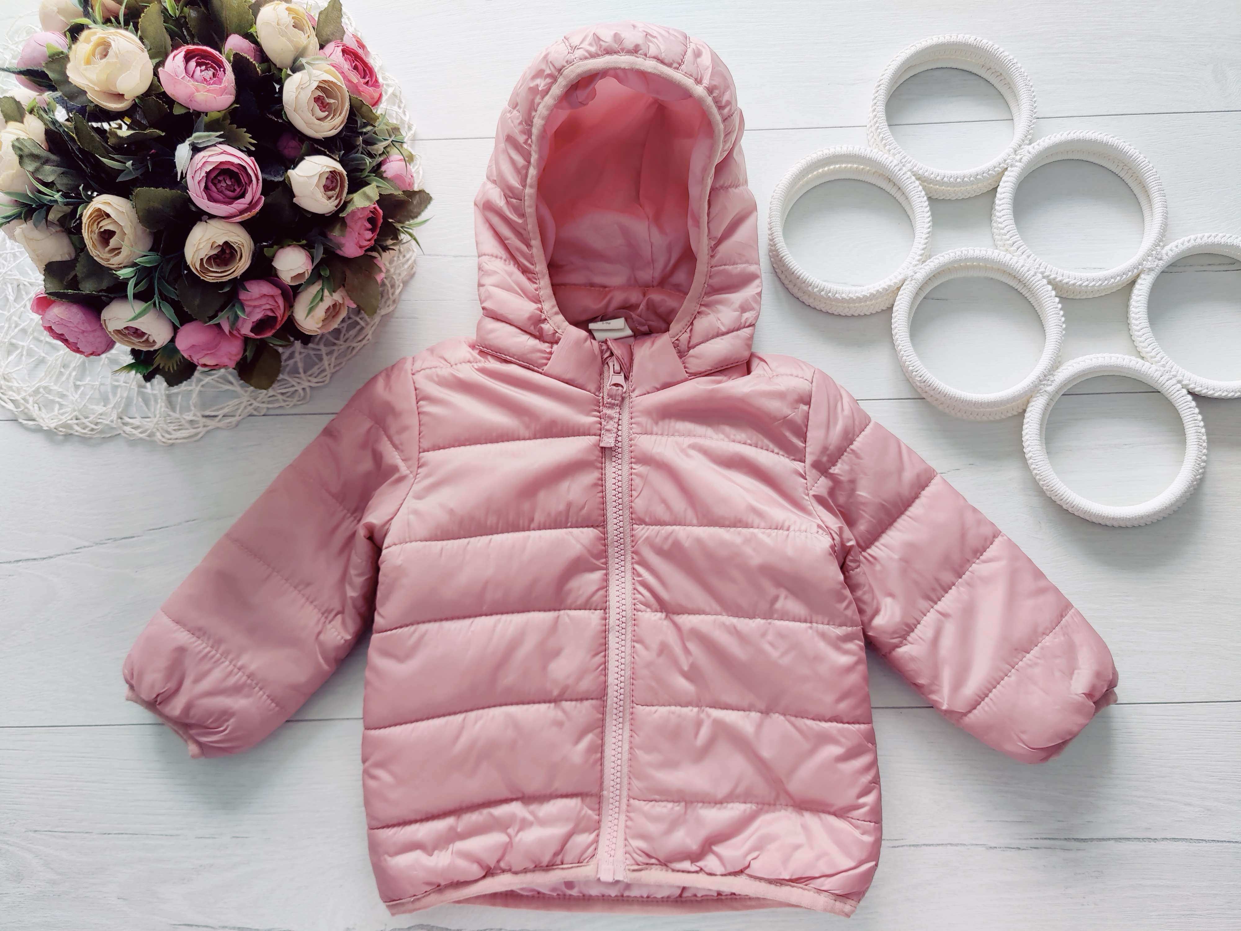 6,9 міс, зріст 74 Демісезонна курточка на синтепоні