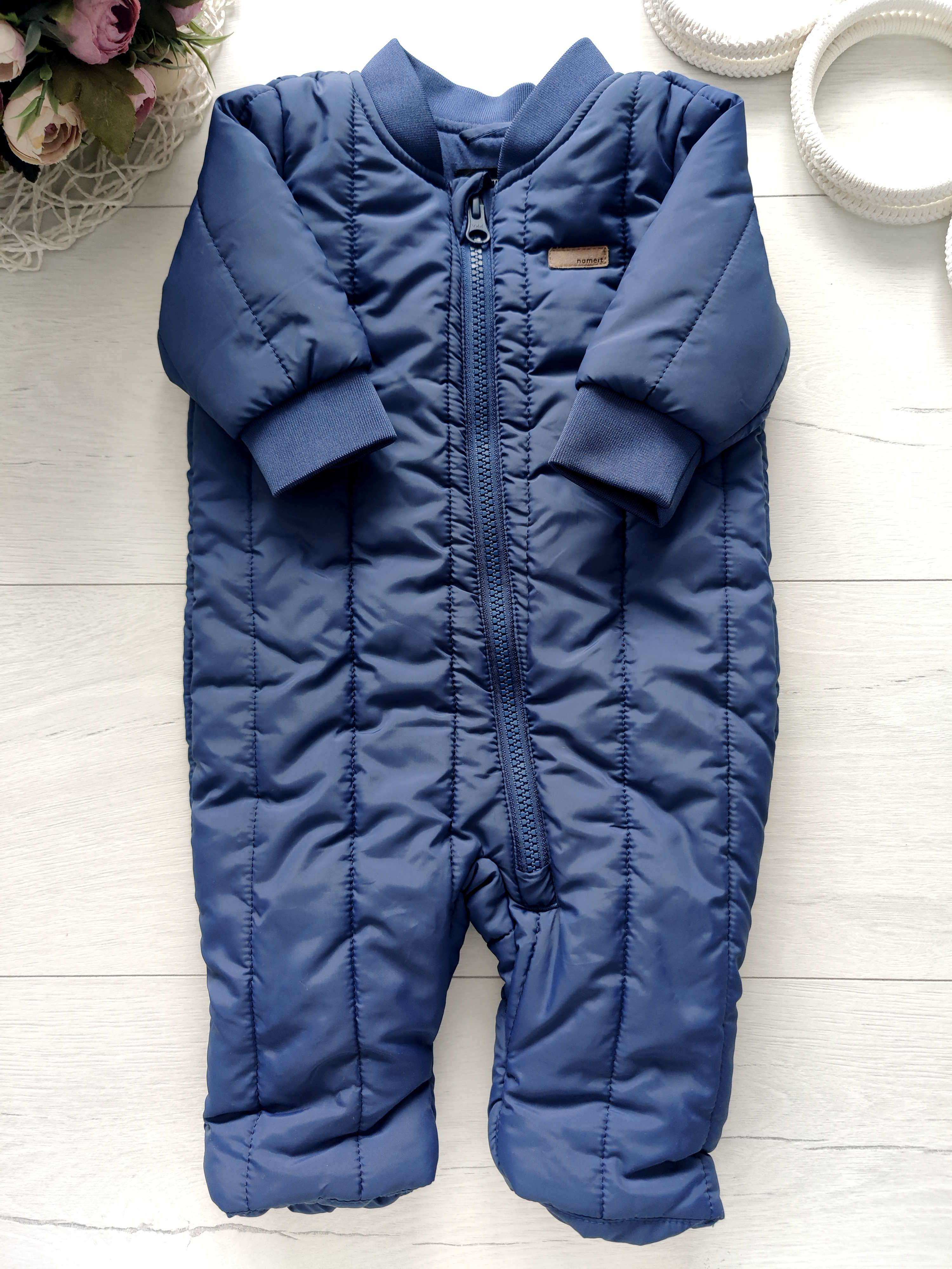 0-2 міс, зріст 50-56 Демісезонний комбінезон на синтепоні