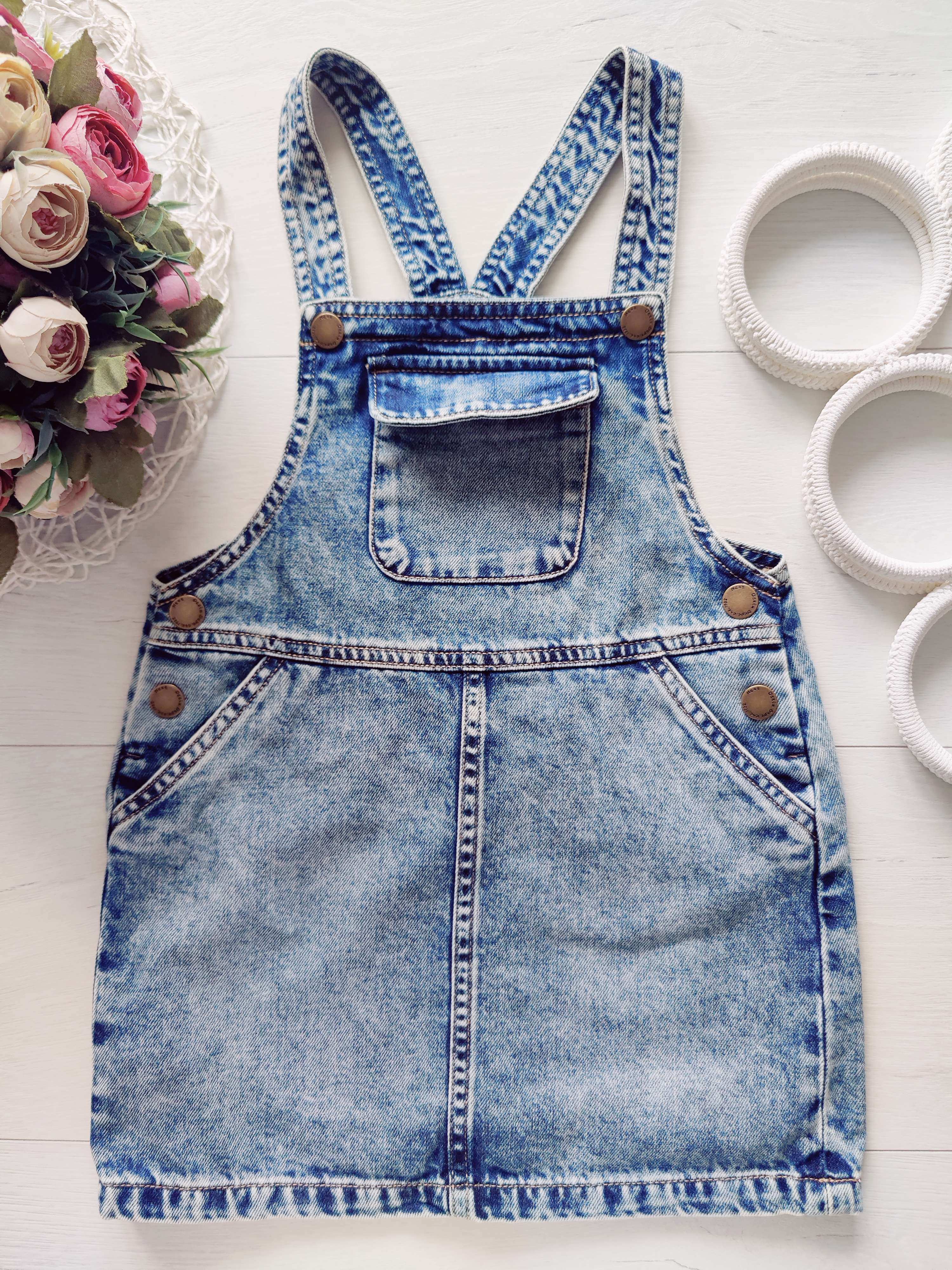 4,5 років, зріст 110 Джинсовий сарафан