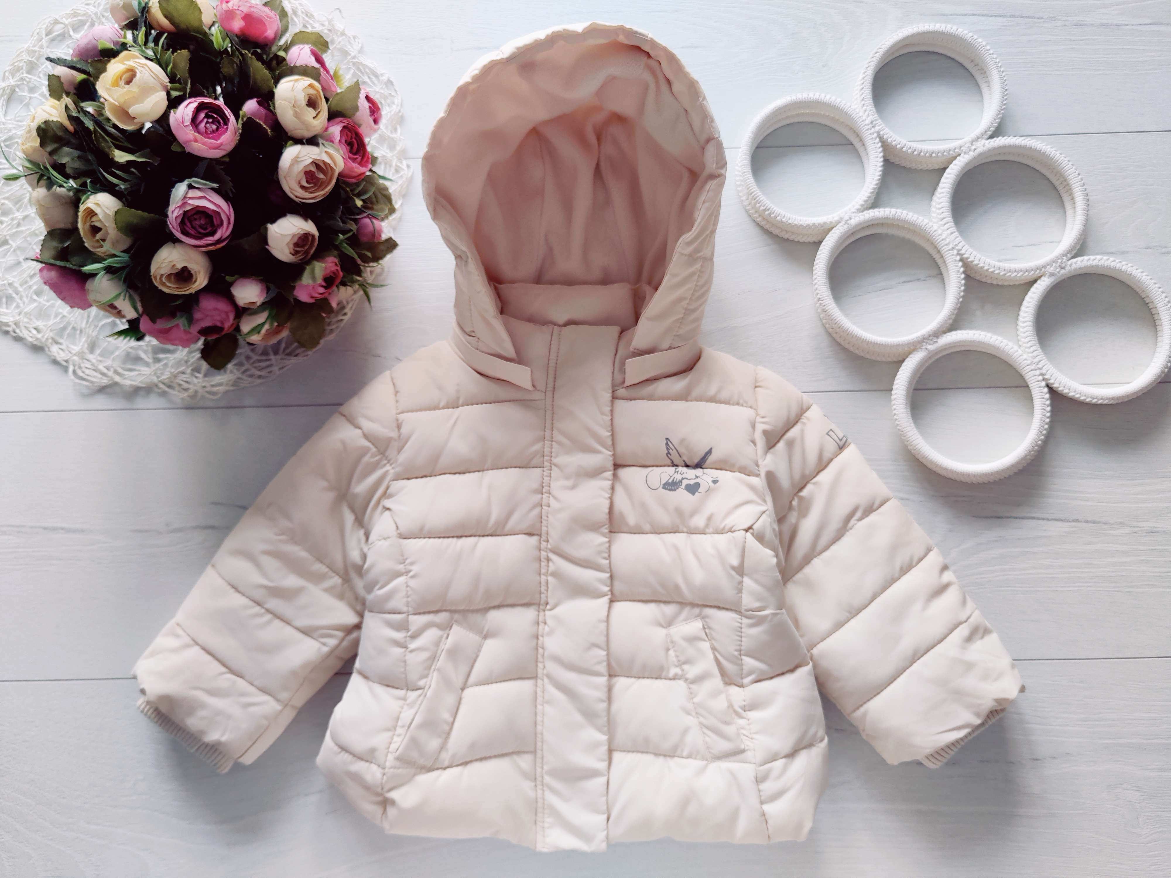 9,12 міс Тепла курточка на синтепоні міжсезонна