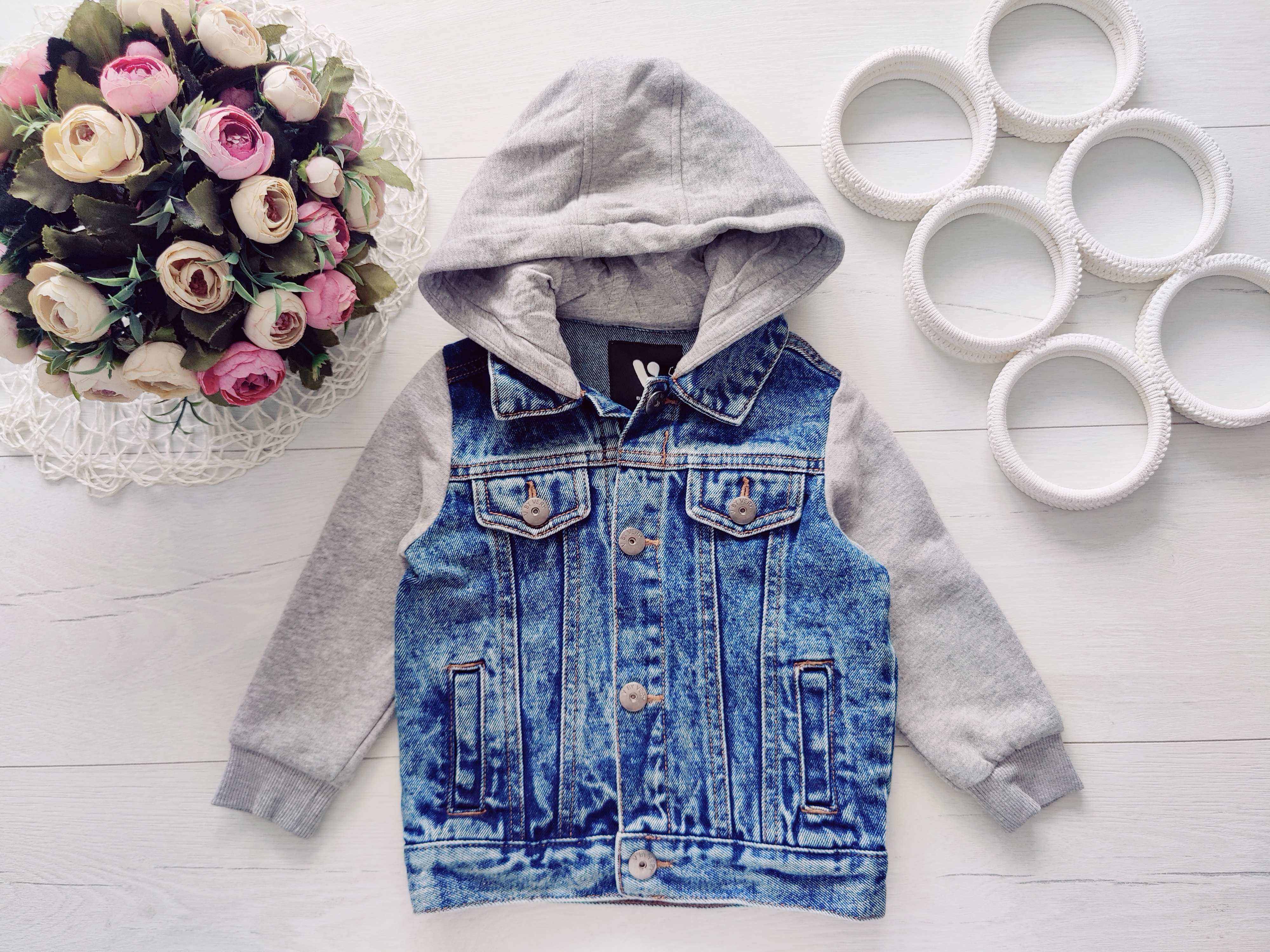 18,24 міс, зріст 86,92 Джинсівка з капюшоном By very