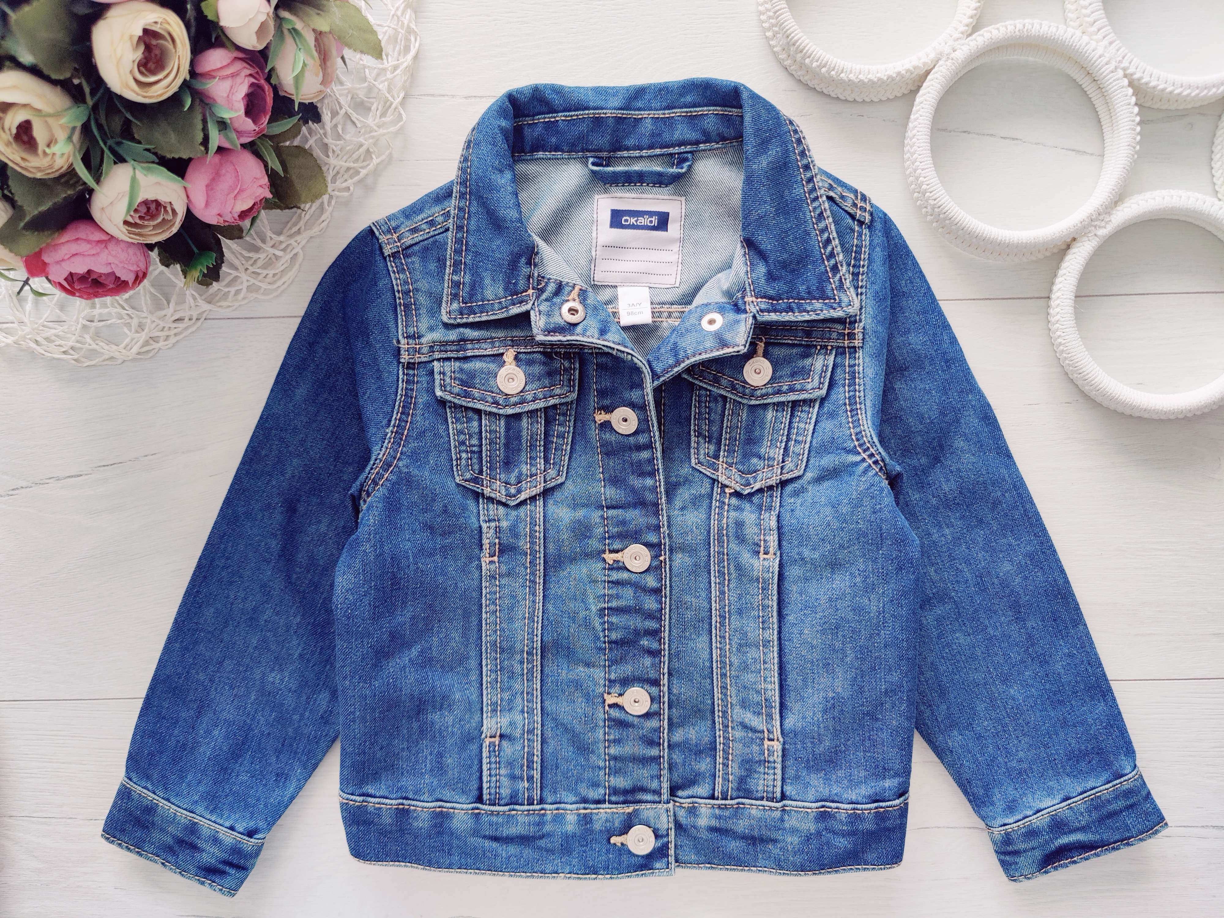 3 роки, зріст 98 Дитяча джинсовка