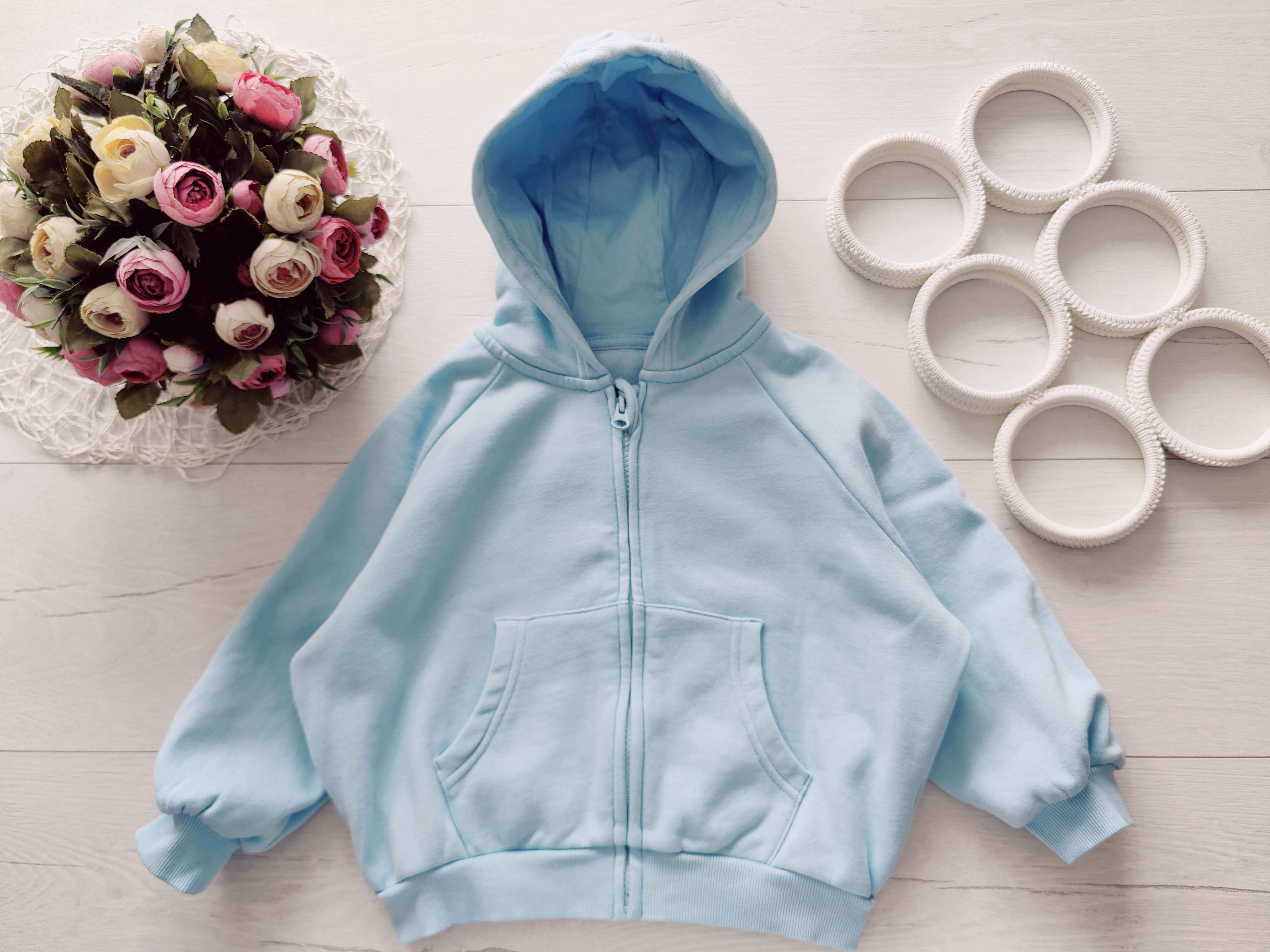 3,4 роки, зріст 98,104 Кофта на блискавці оверсайз фліс