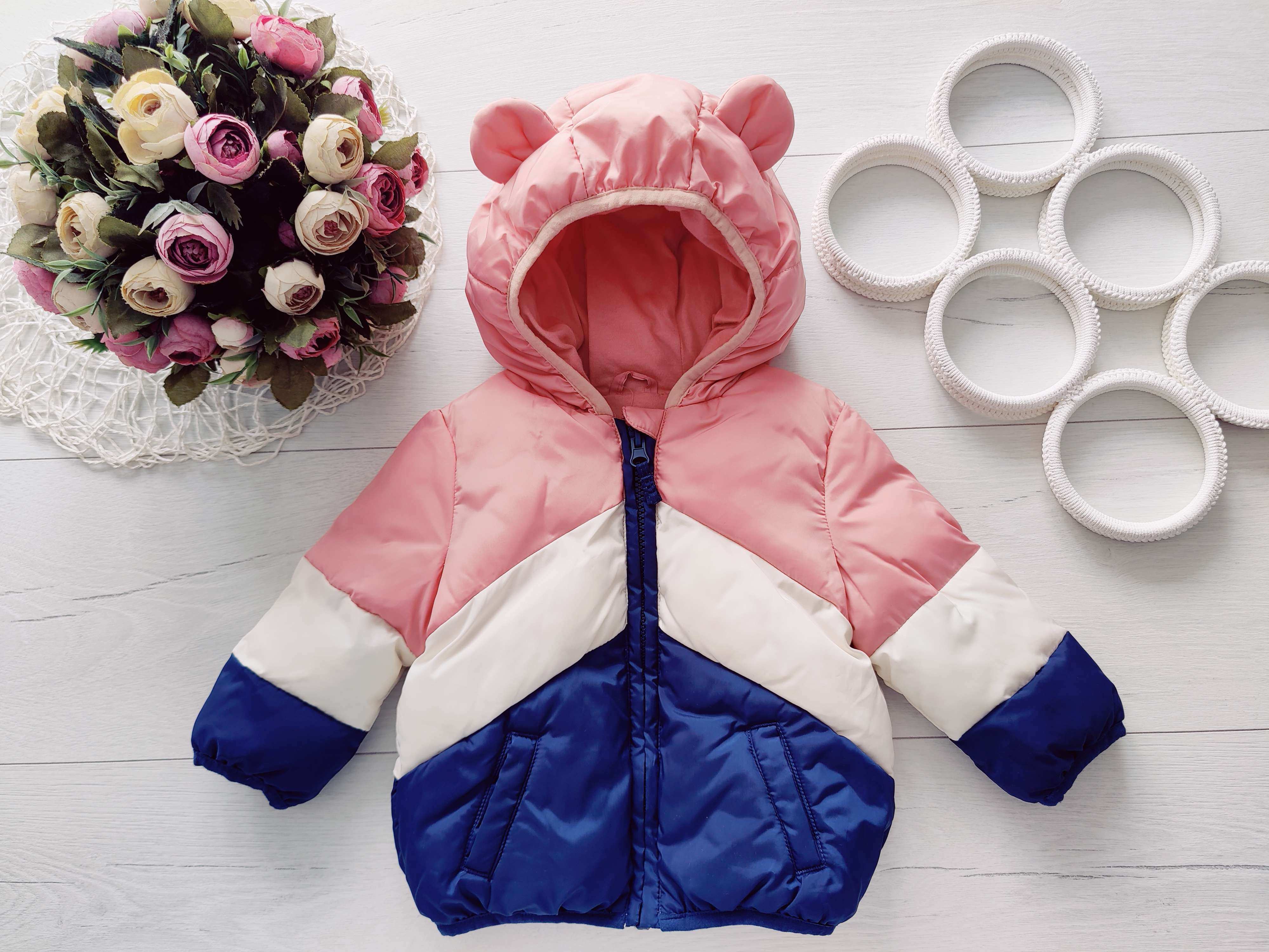 6,9 міс, зріст 72 Демісезонна курточка на синтепоні