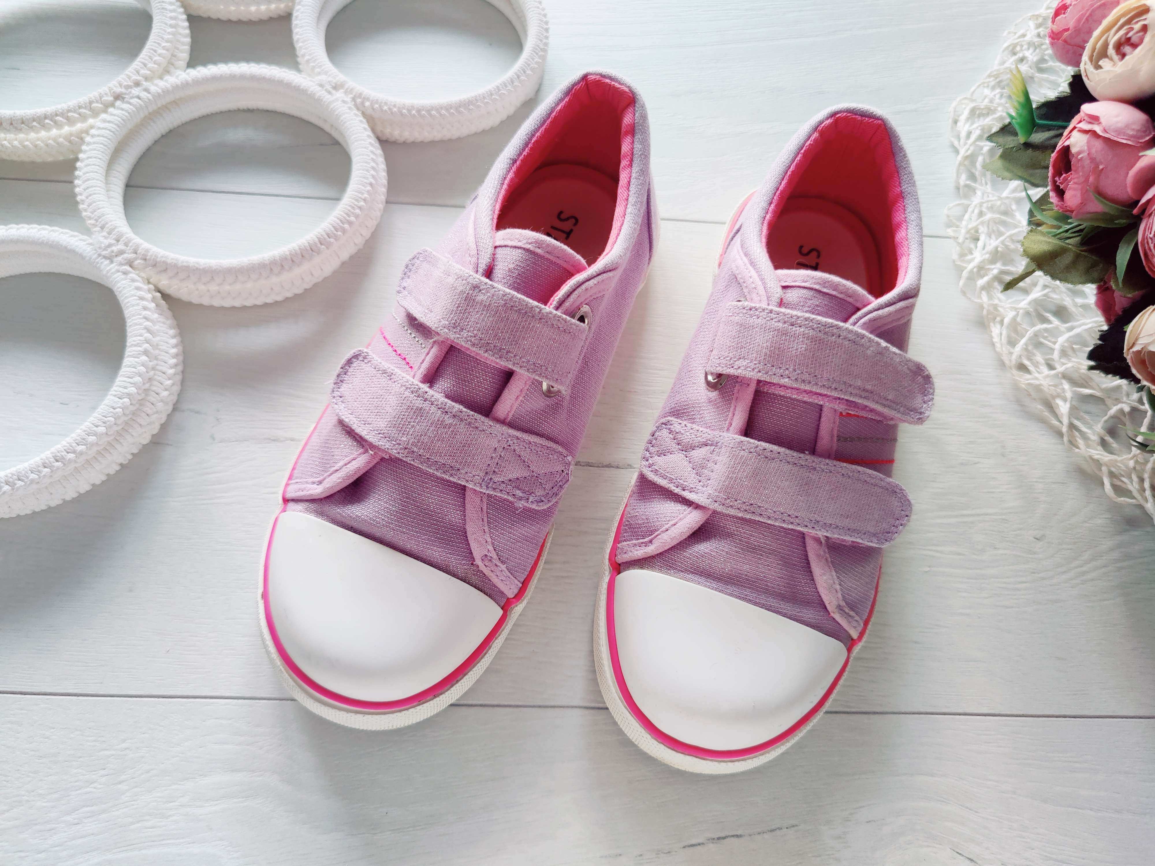 33 (20,5 см) Дитячі мокасини на липучках з посиленим носком