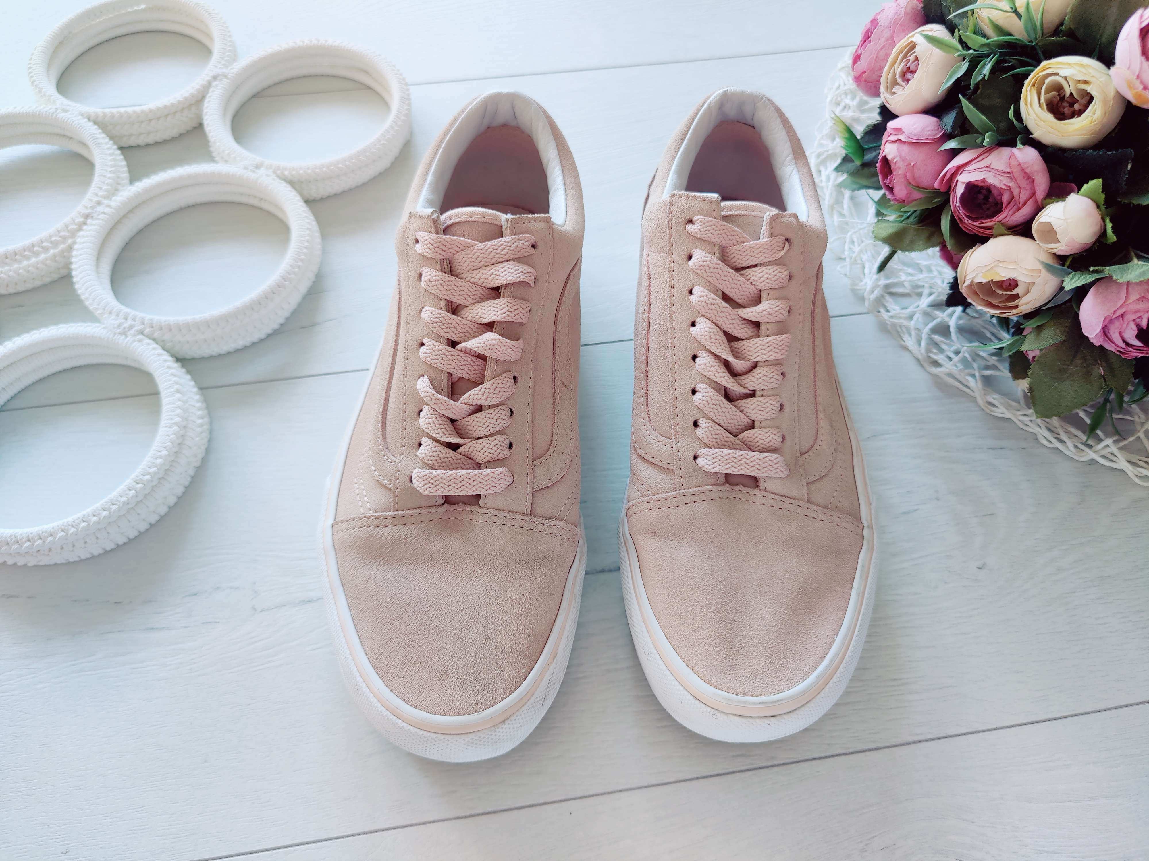 38,5 (24,5 см) Замшеві кеди на платформі