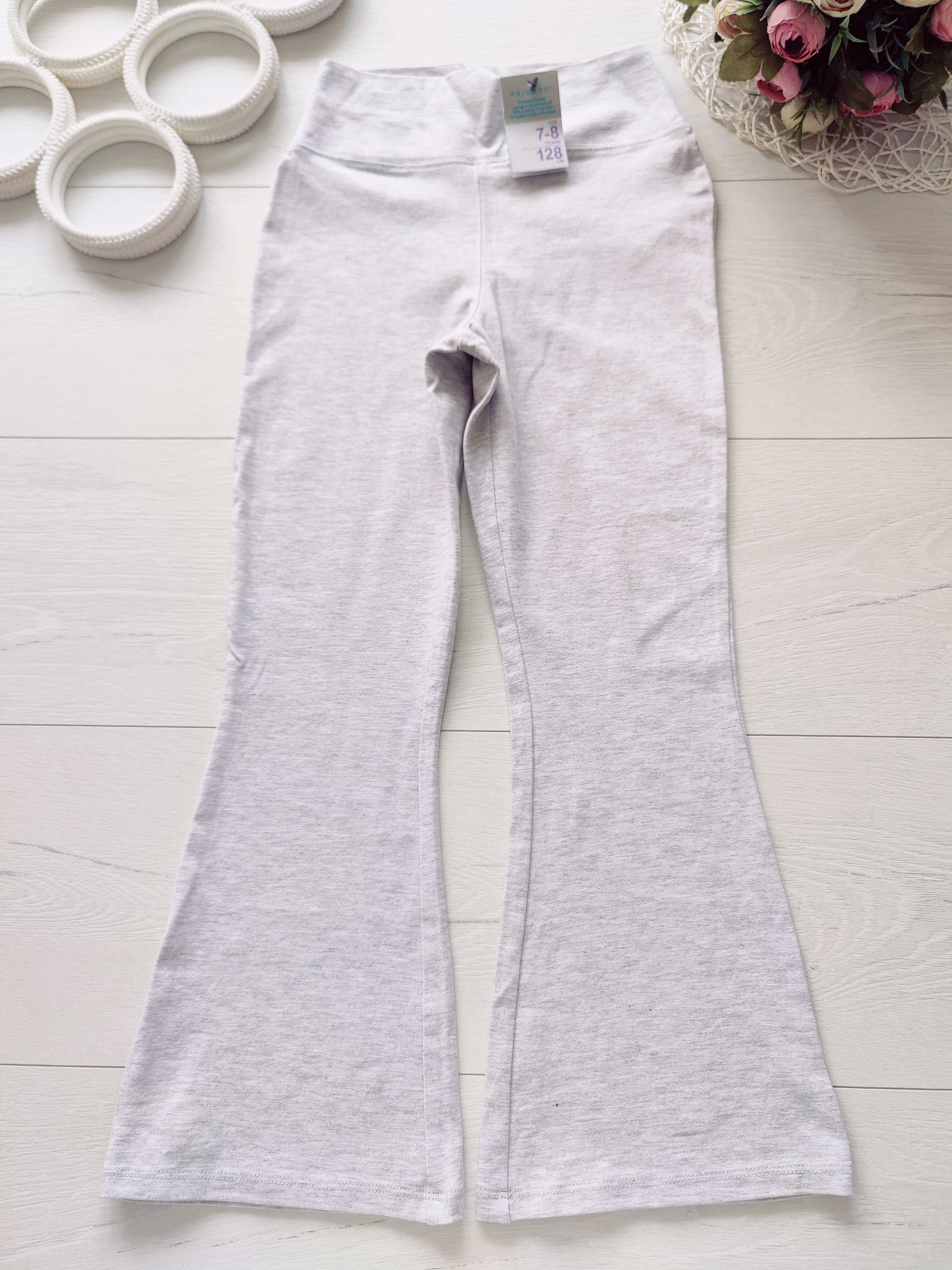 7,8 років, зріст 128 Трикотажні лосини кльош