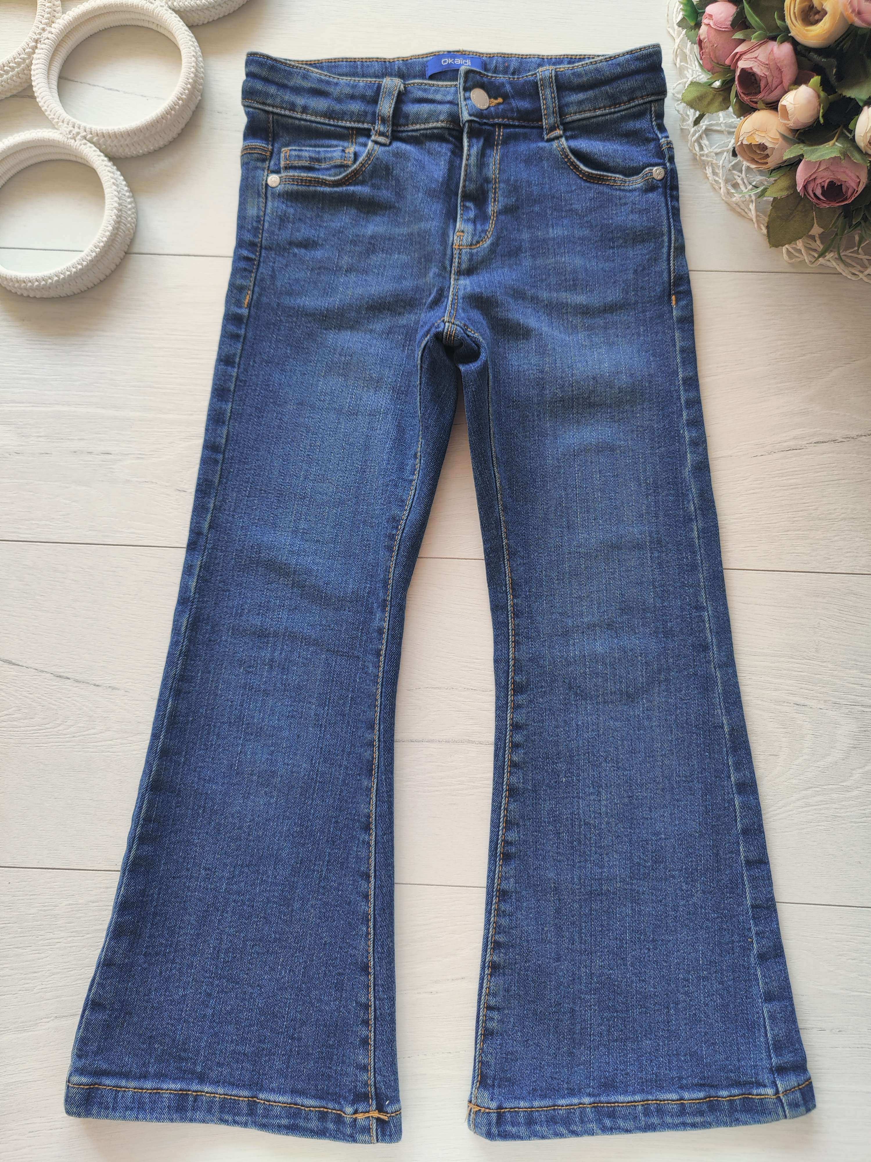 5 лет, рост 110 Стретчевые джинсы для девочки Okaїdi