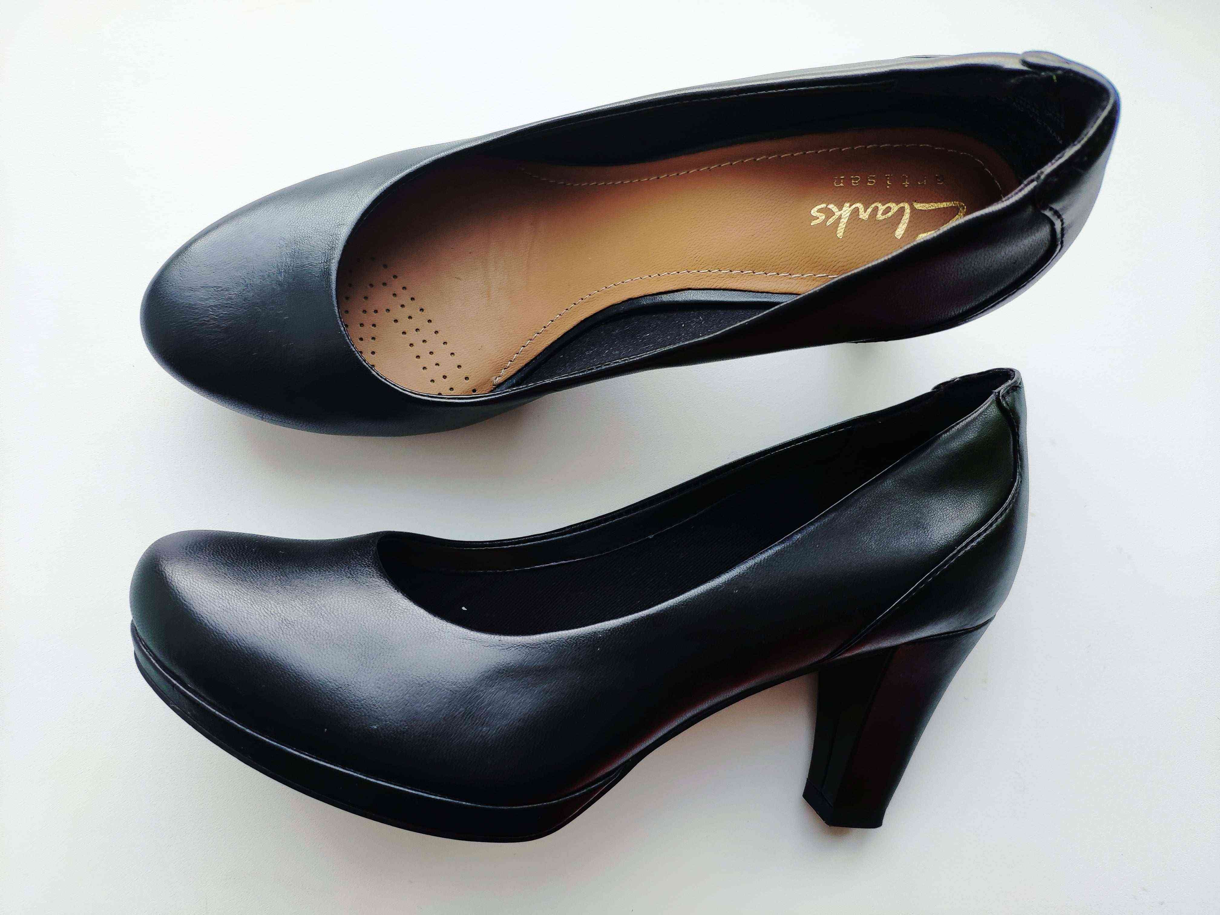 36 (23,3 см) Кожа! Кожаные женские туфли на скрытой платформе