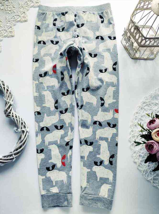 7-8 лет, рост 122-128  Новогодние штаны для мальчика