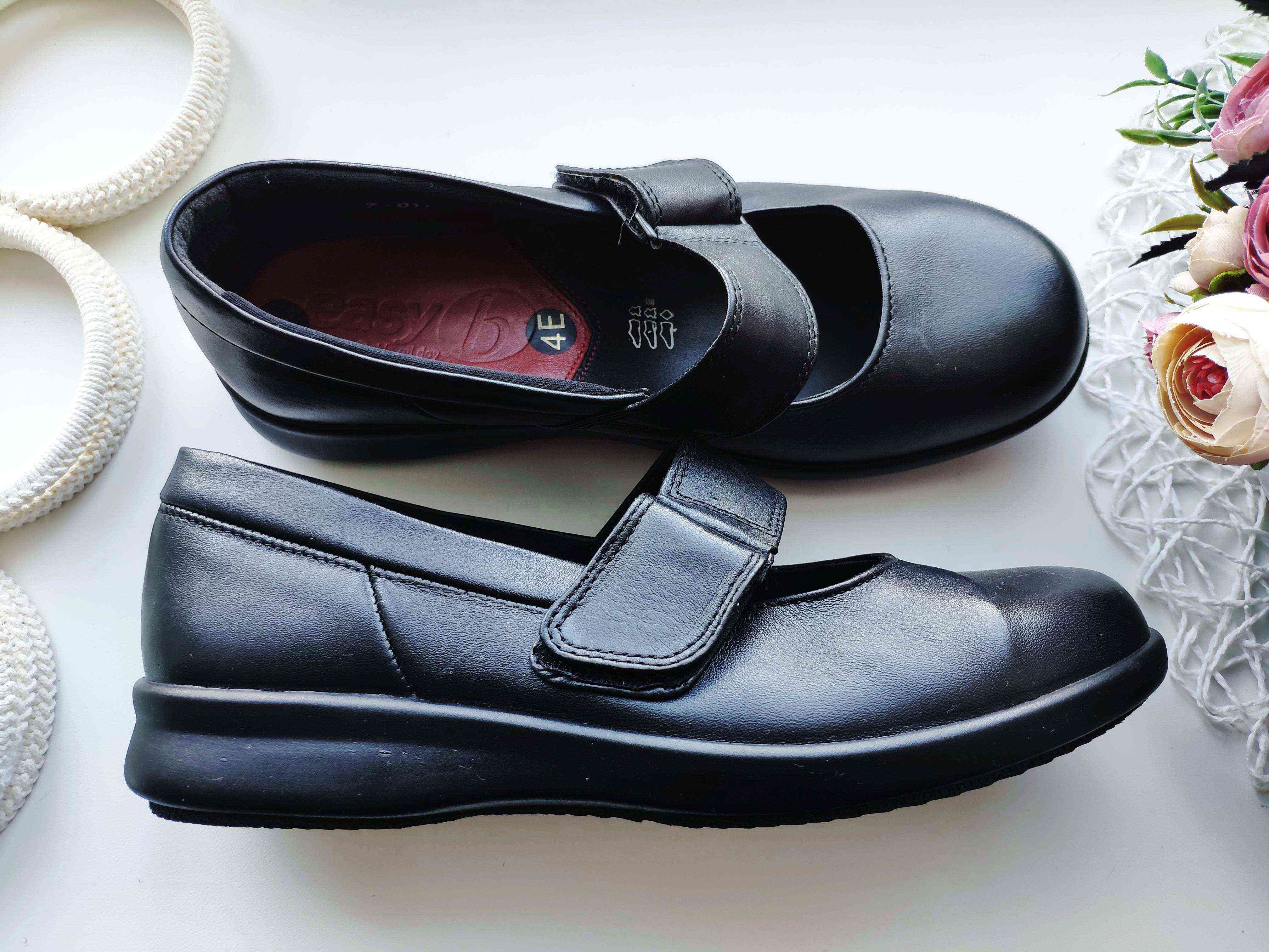 38 (24,5 см) Кожаные туфли