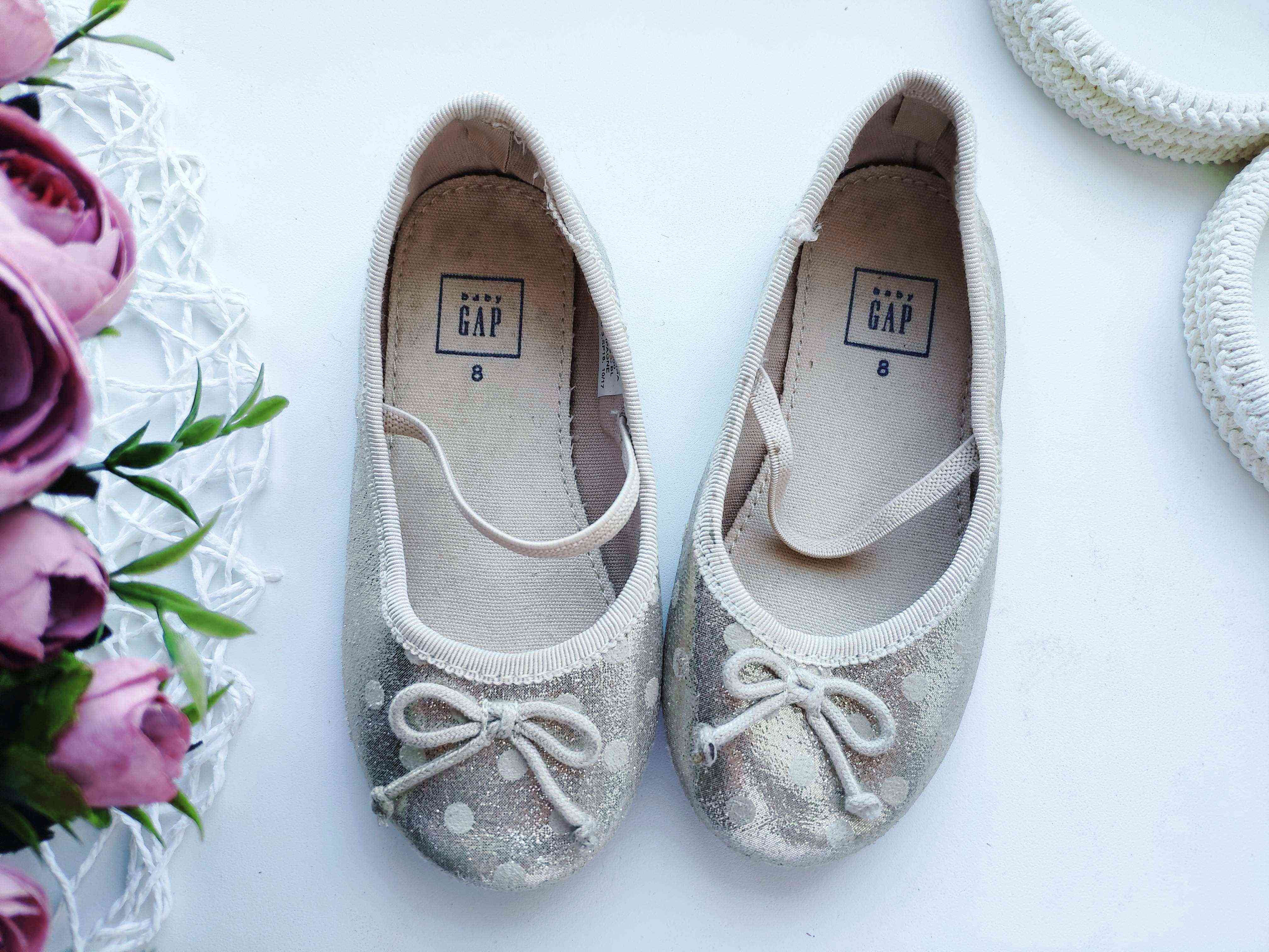 24-25 (15 см) Золотистые балетки