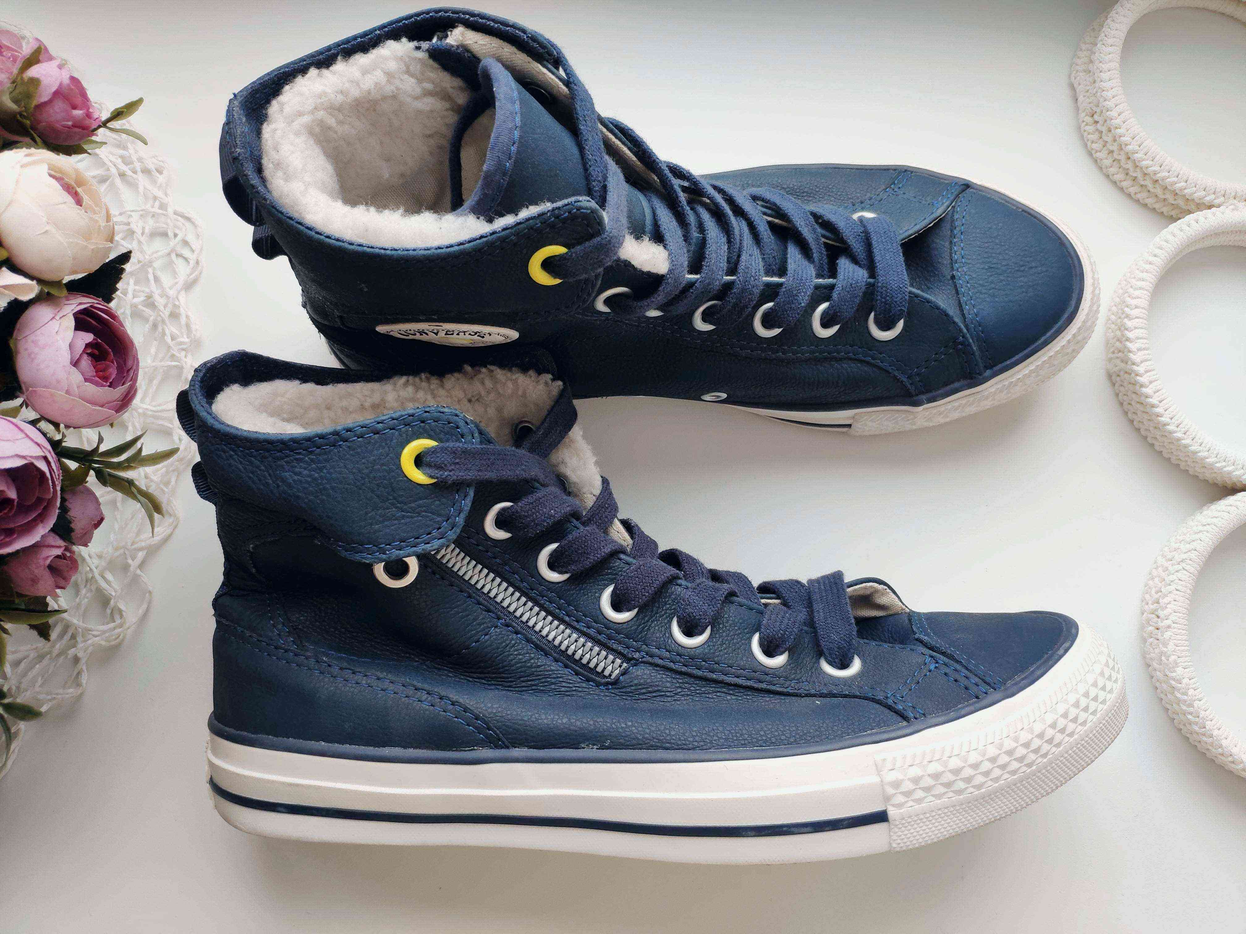 39 (25 см) Шкіряні хайтопи