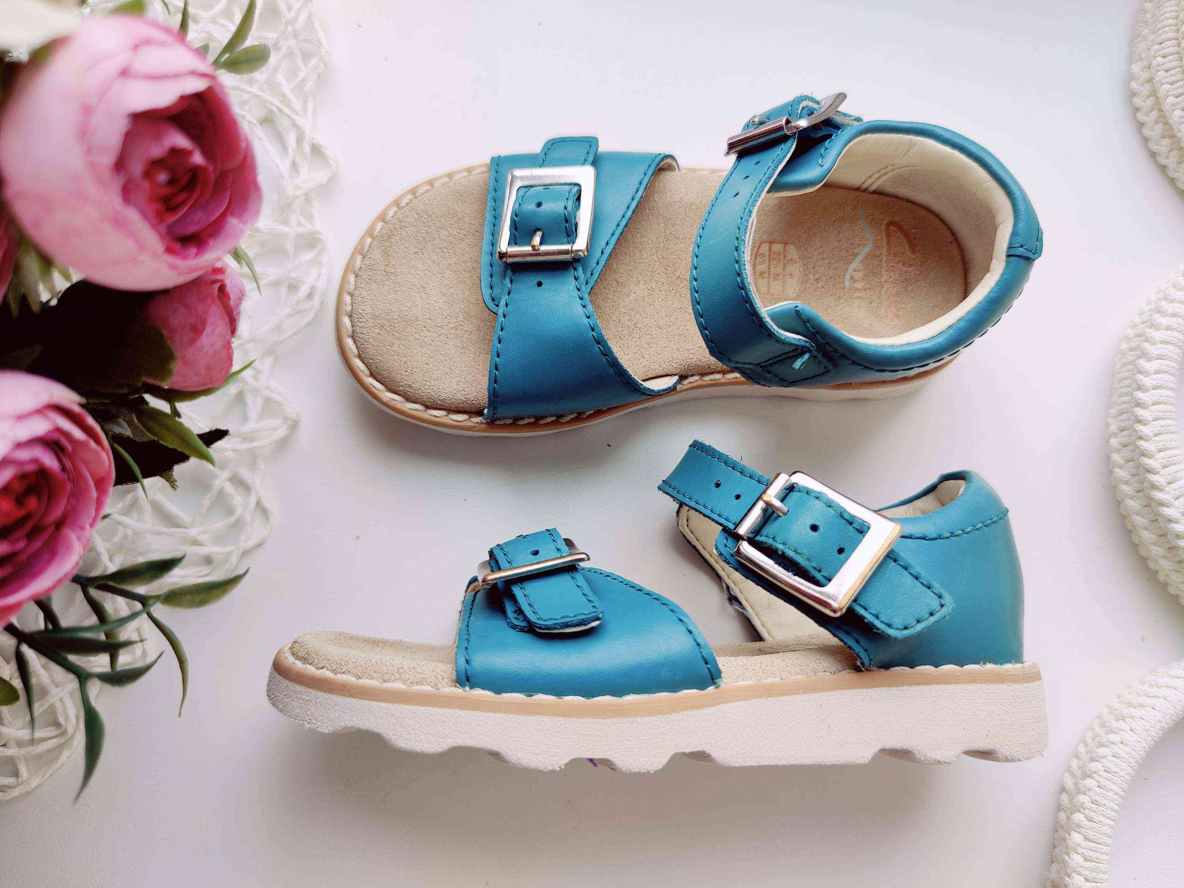 22 (14 см) Шкіряні босоніжки