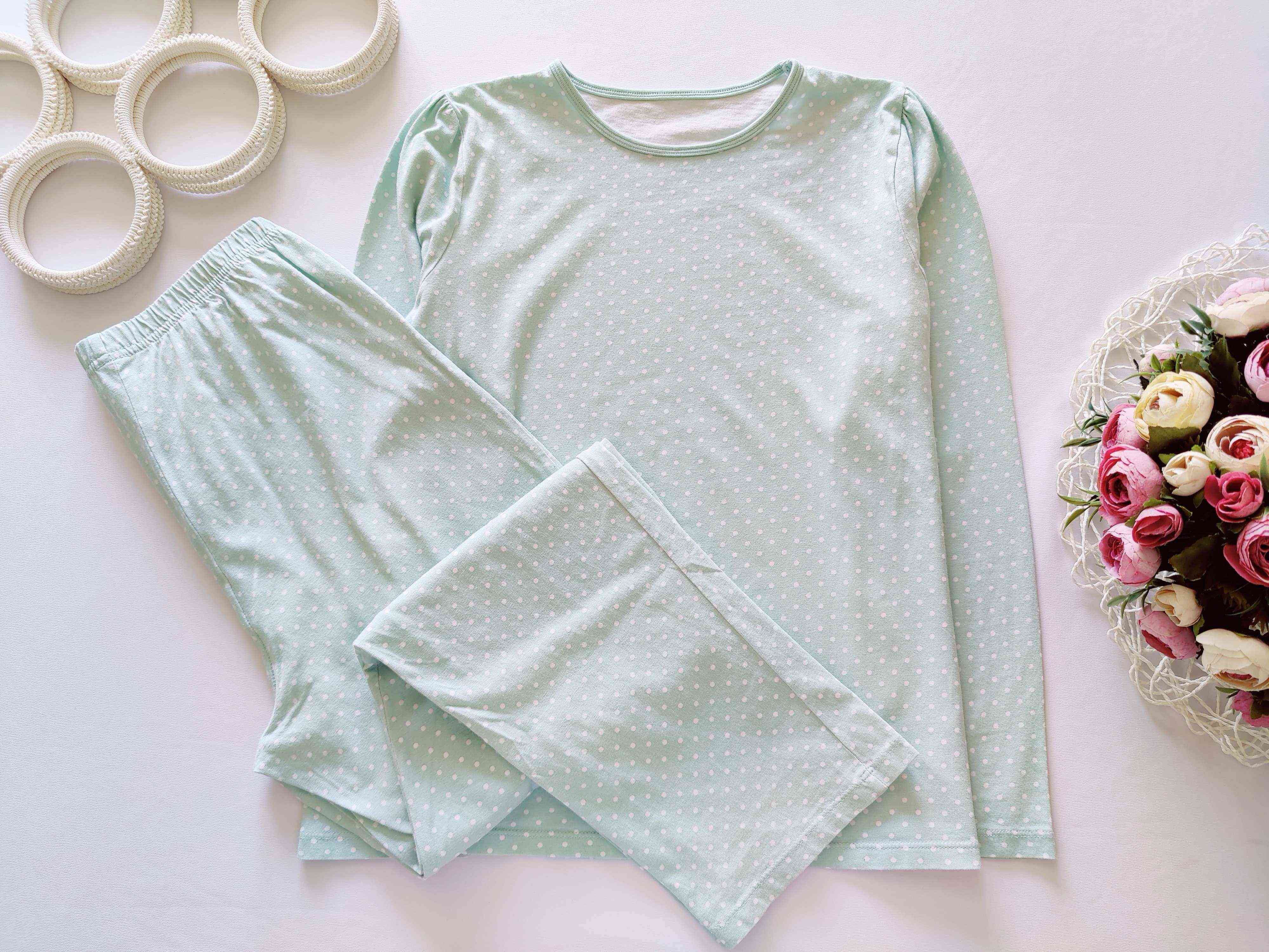 11,12 років, зріст 146,152 М'ятна піжама