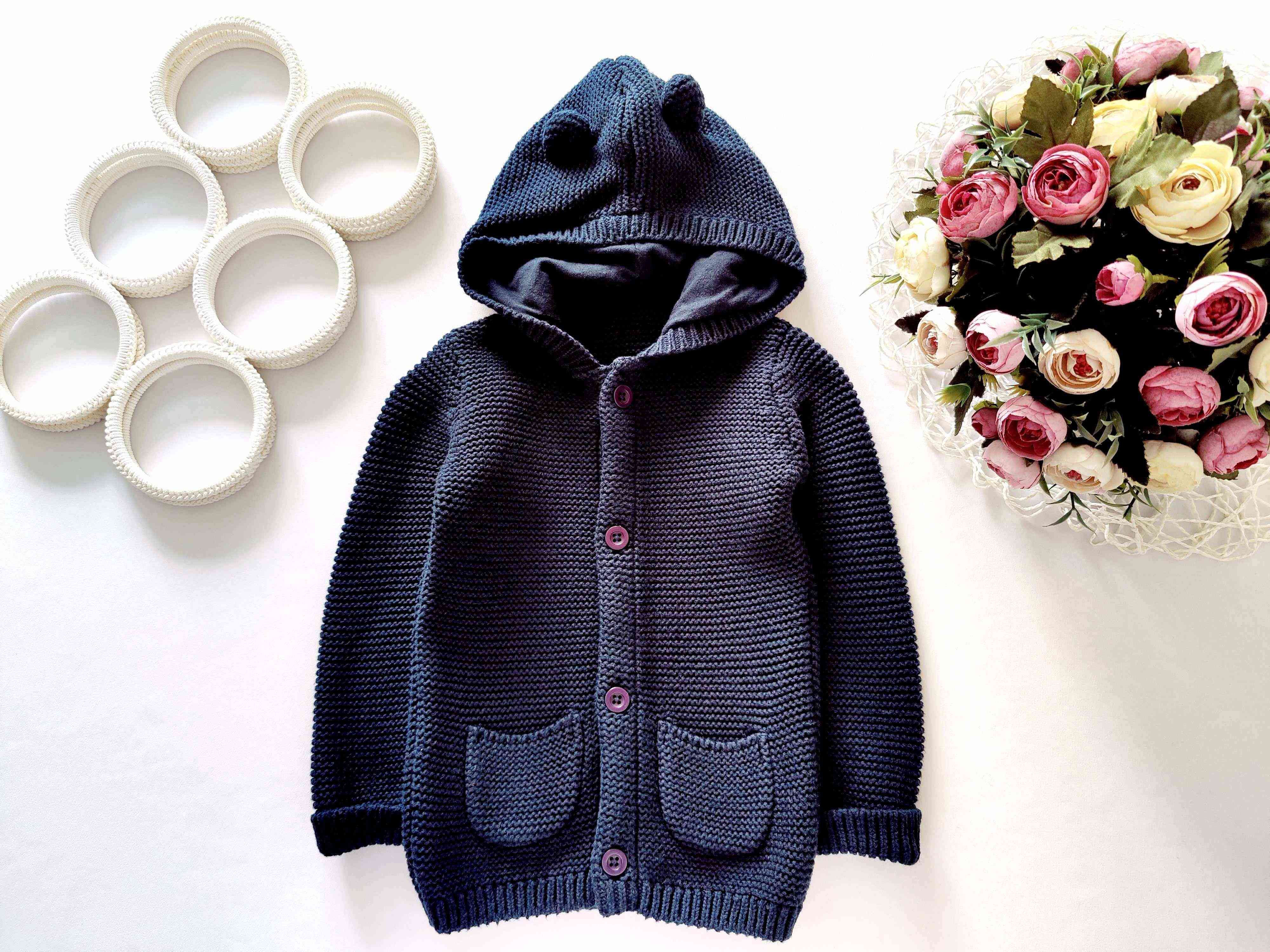 9,12 міс, зріст 74,80 Тепла дитяча кофта